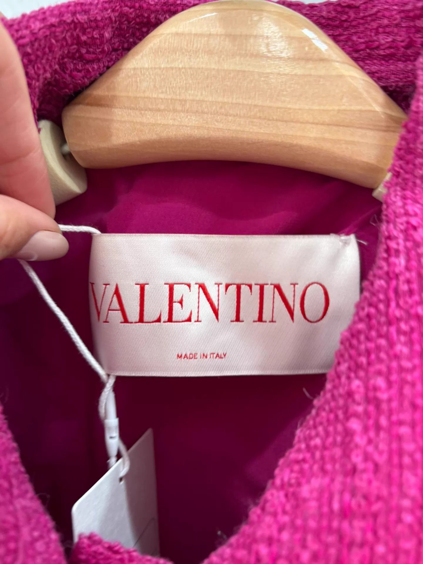 Valentino Valentino Raspberry Soft Wool Blazer 42 Deadstock Size M / US 6-8 / IT 42-44 - 6 Thumbnail