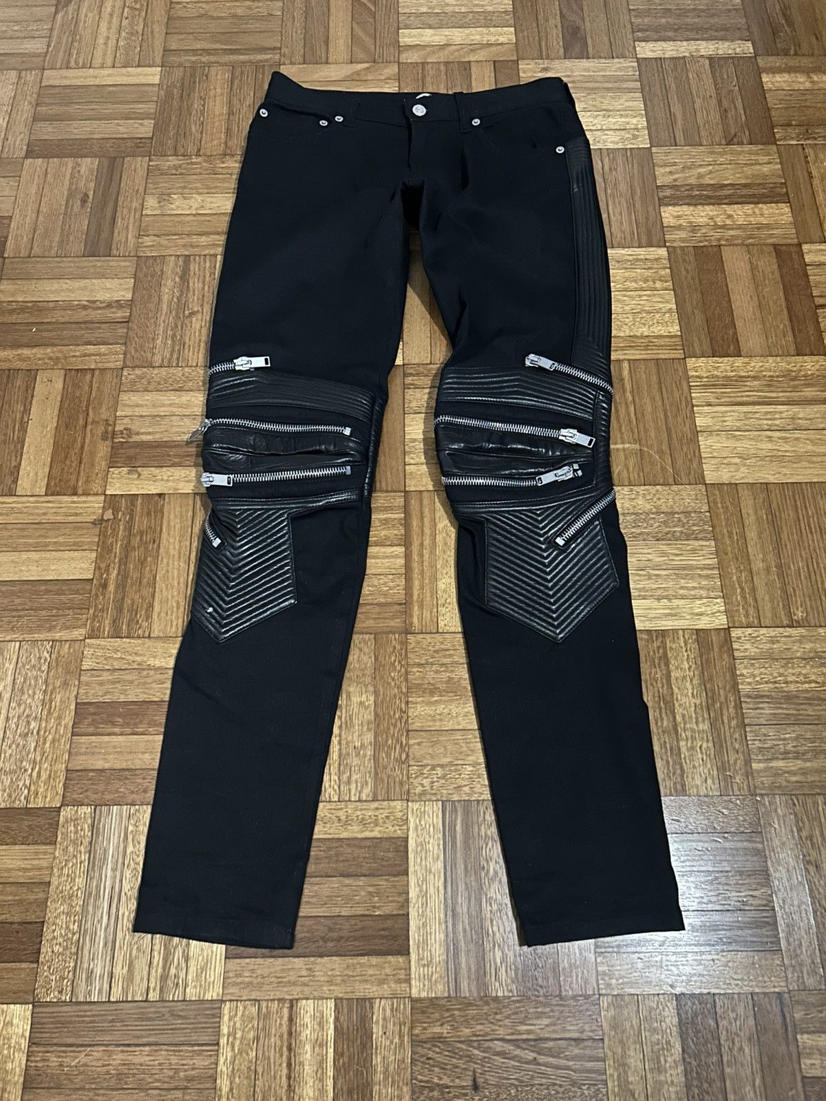Saint Laurent Paris Saint laurent paris moto denim Size US 30 / EU 46 - 1 Thumbnail