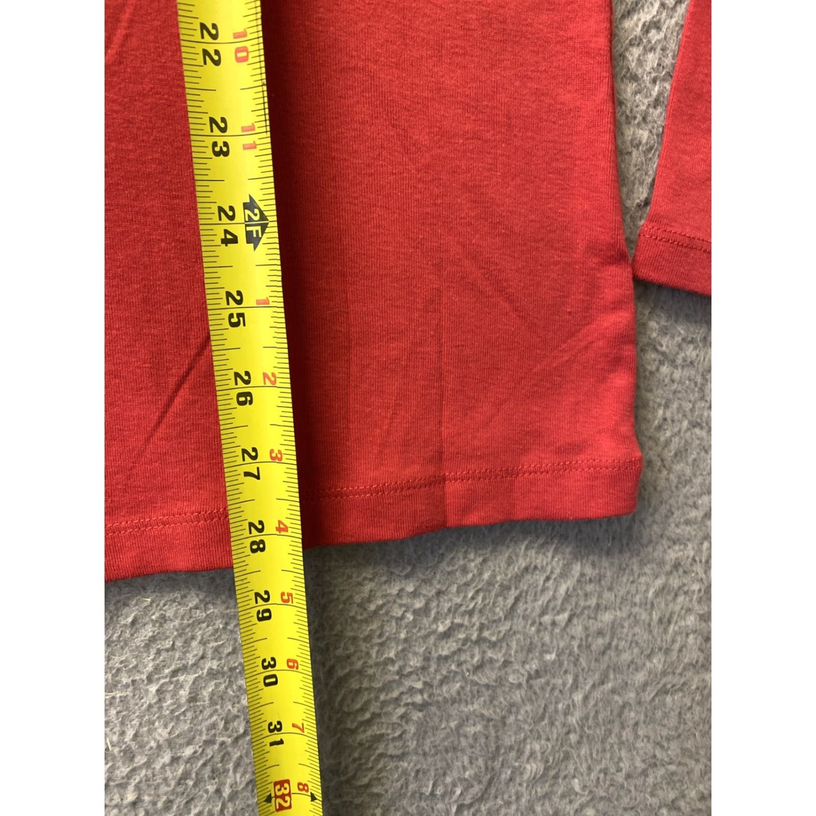 Vintage St Johns Bay Tee Shirt Crewneck Long Sleeve 2XL Women Red, Basic, Casual, 100% Cotton Size XXL / US 16-18 / IT 52-54 - 7 Thumbnail