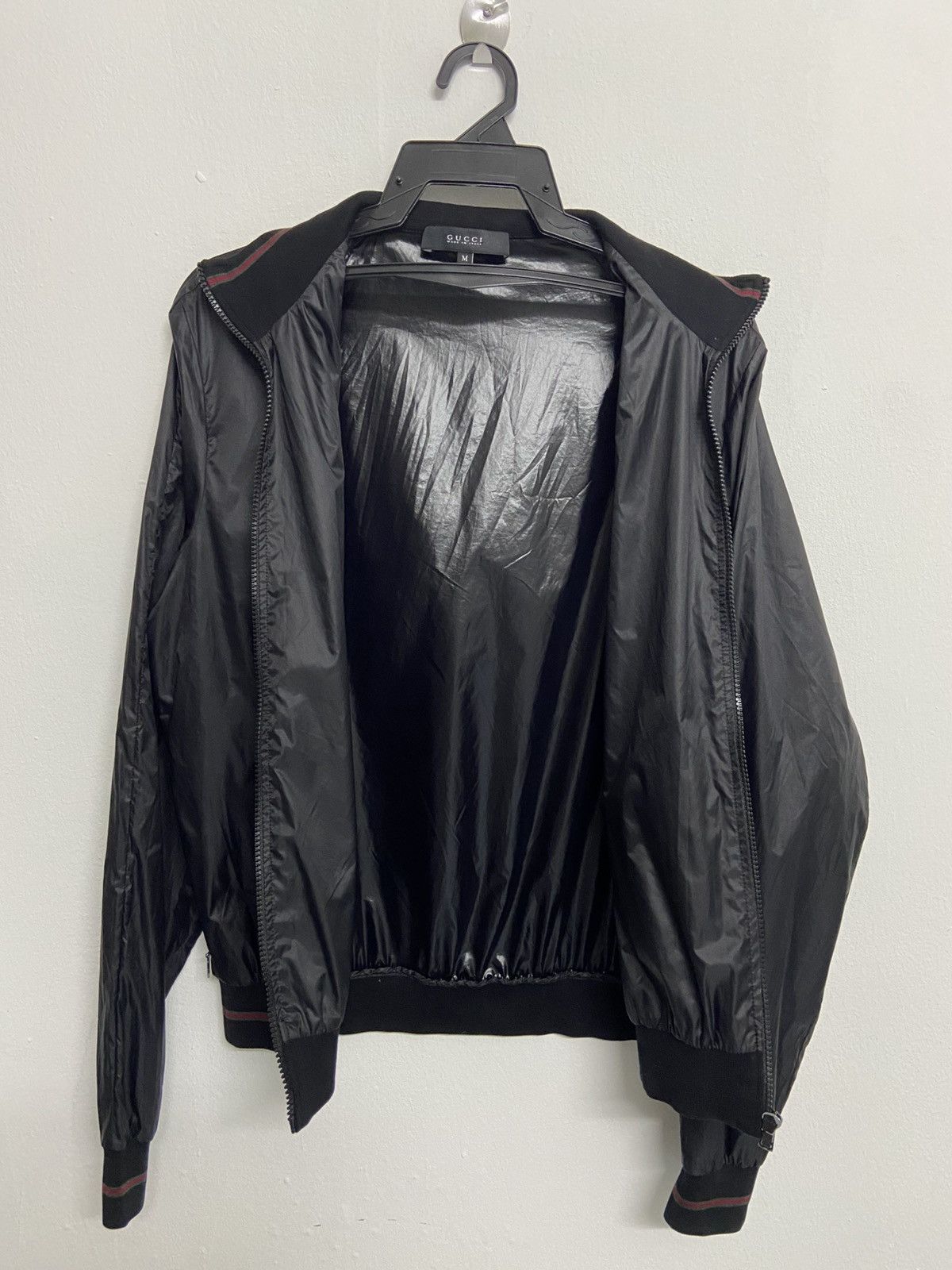 Gucci Gucci Black Nylon Bomber Jacket Size US M / EU 48-50 / 2 - 9 Thumbnail