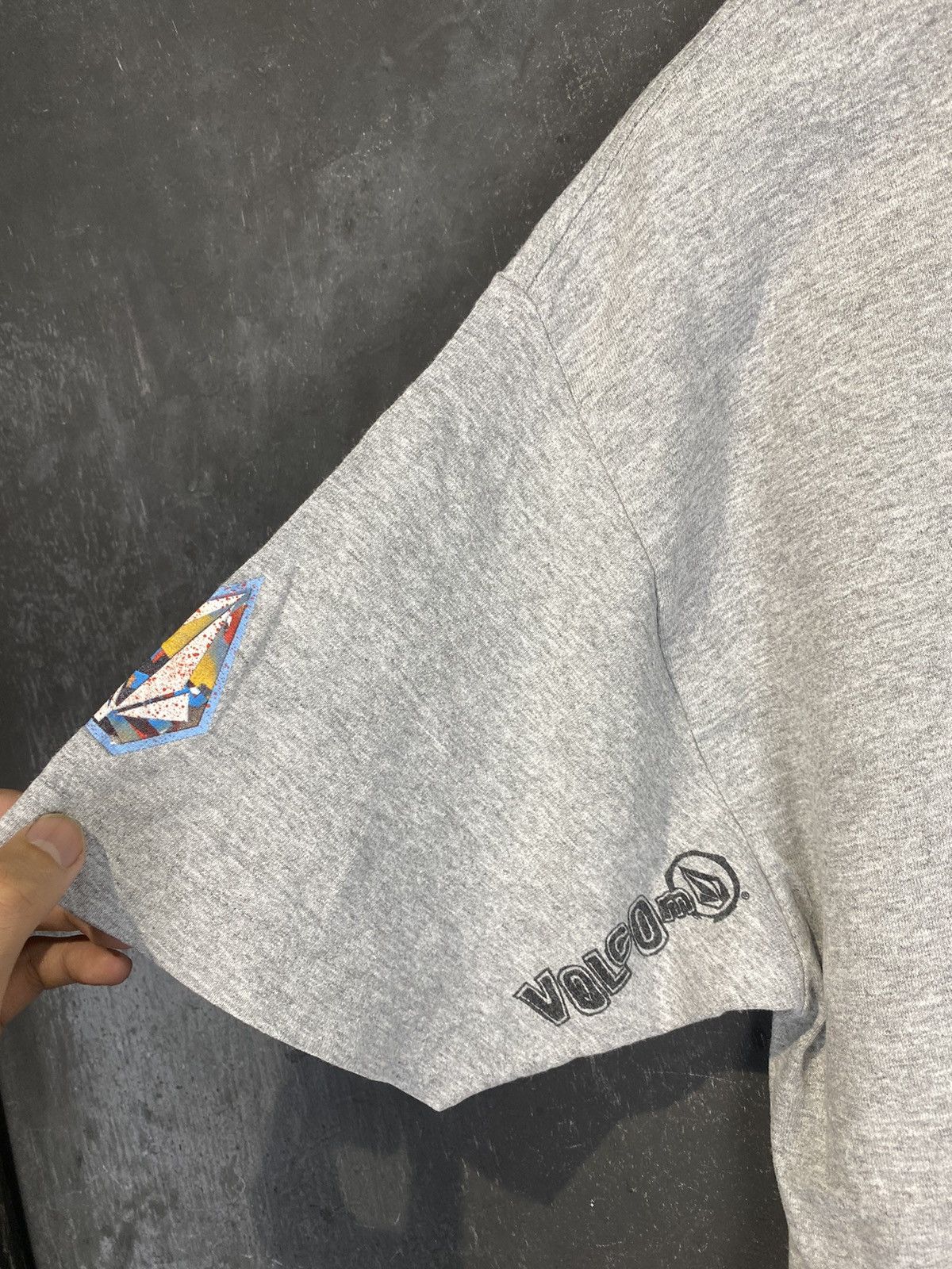 Shorty's Skateboards × Vintage × Volcom Rare Late 90s Volcom Skateboard Crayon Tee Size US L / EU 52-54 / 3 - 4 Thumbnail
