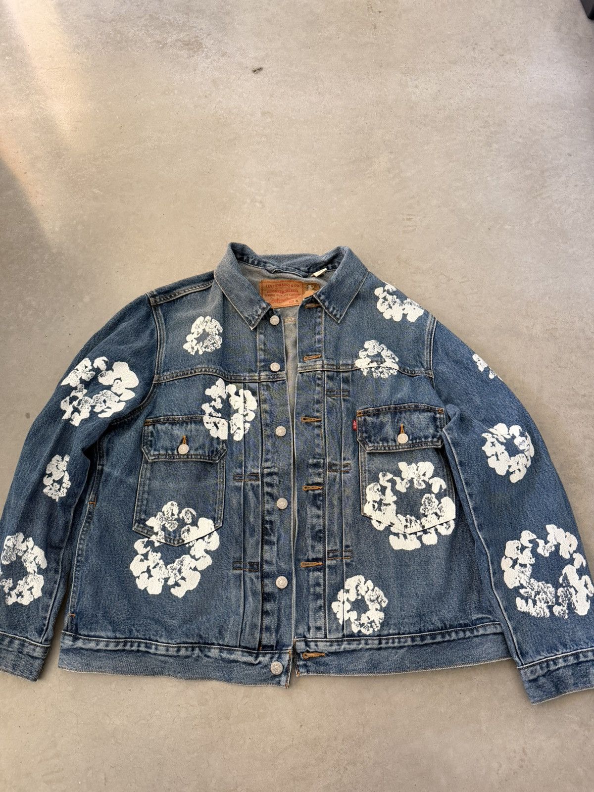 DENIM TEARS Denim Tears denim jacket dark wash Size US XL / EU 56 / 4 - 1 Thumbnail