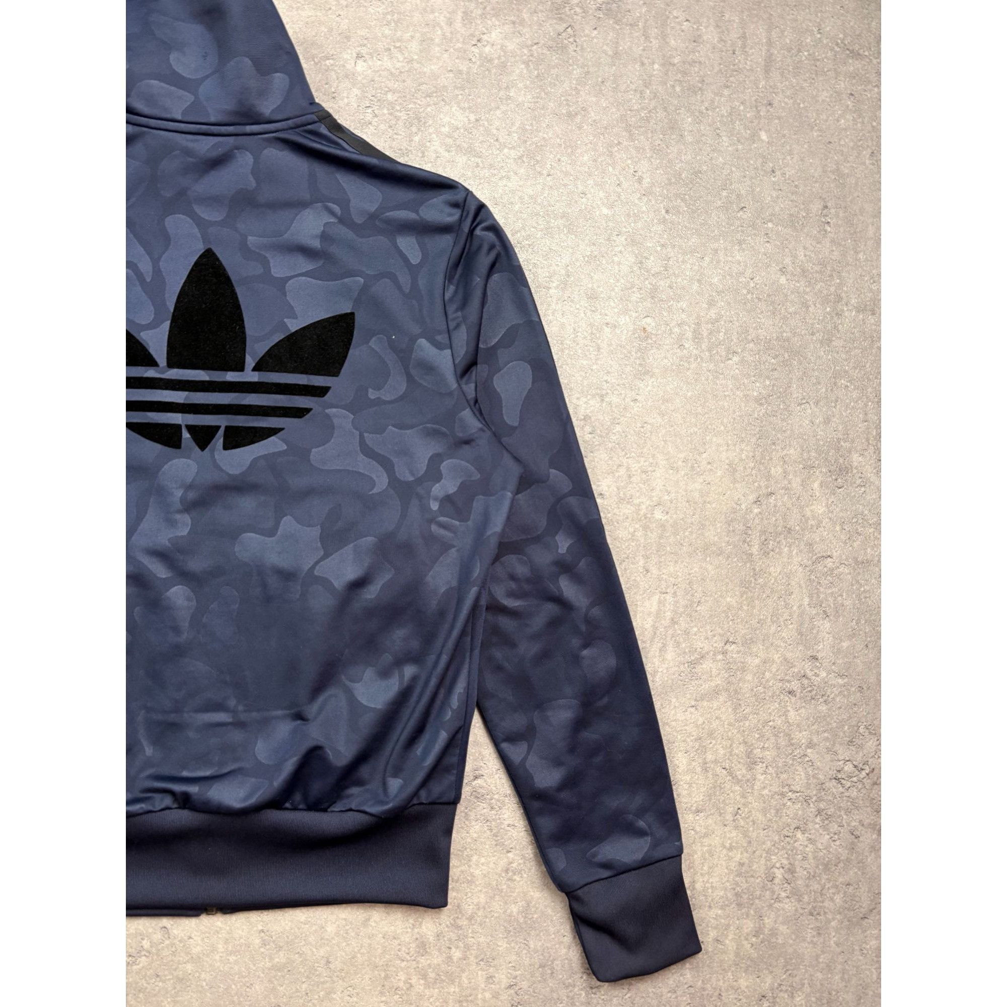 Adidas Adidas Originals Navy Camo Track Jacket With Trefoil Logo Fu Size US M / EU 48-50 / 2 - 10 Thumbnail