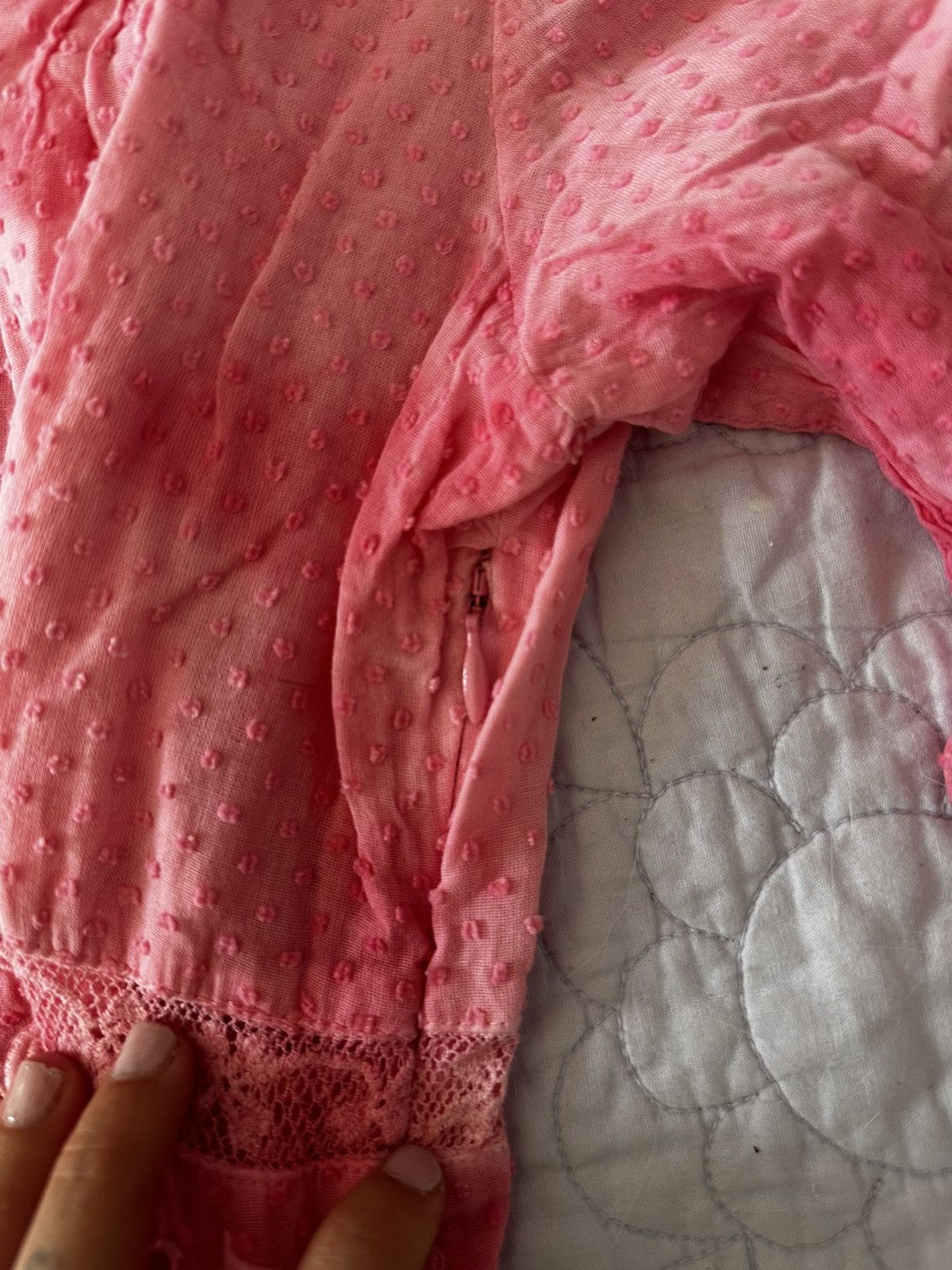 LoveShackFancy LoveShackFancy pink tie dye dress Size XS / US 0-2 / IT 36-38 - 4 Thumbnail
