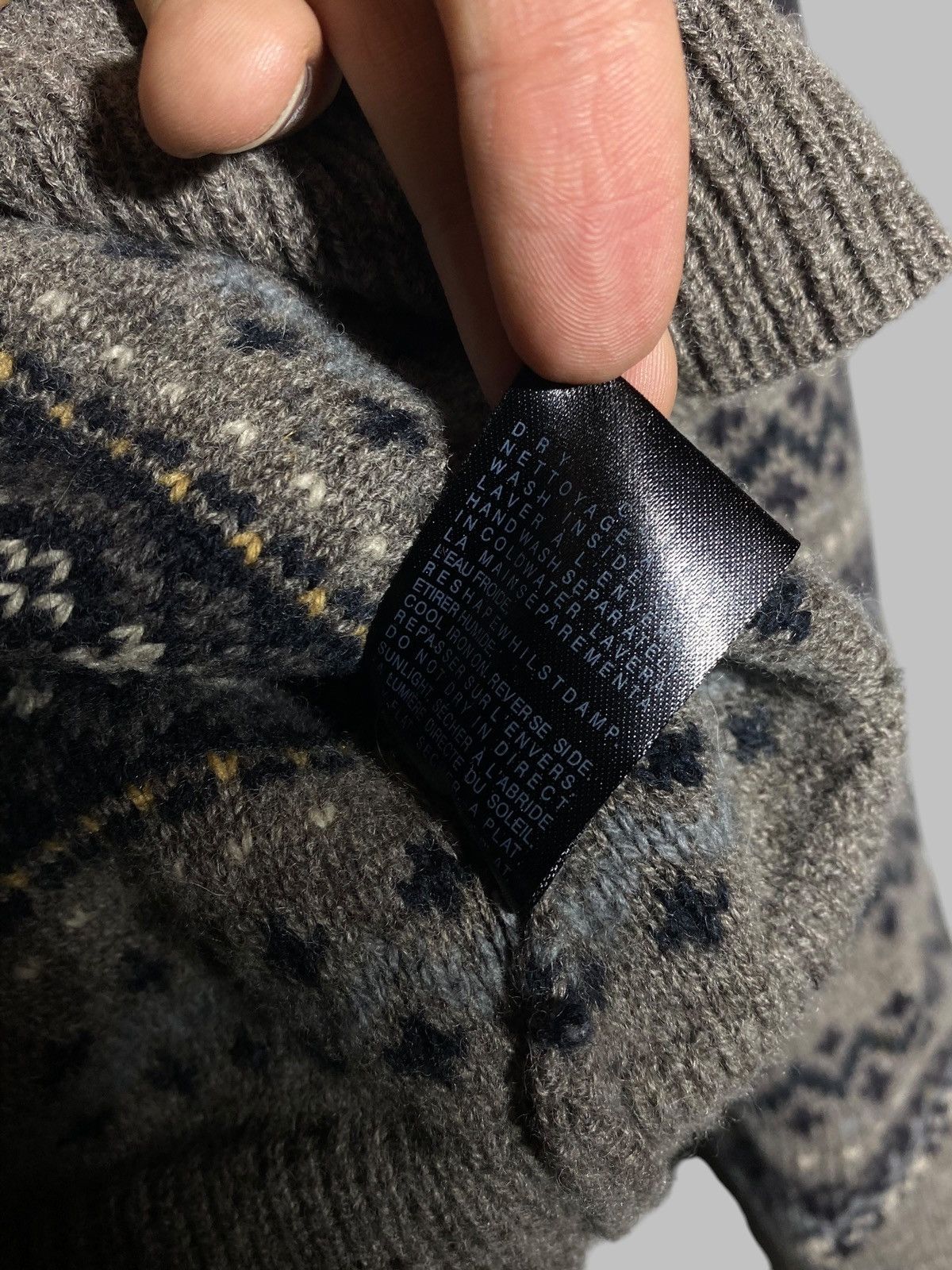 Allsaints All Saints by British Millerain Wool Linen Cotton Cardigan Size US M / EU 48-50 / 2 - 17 Thumbnail