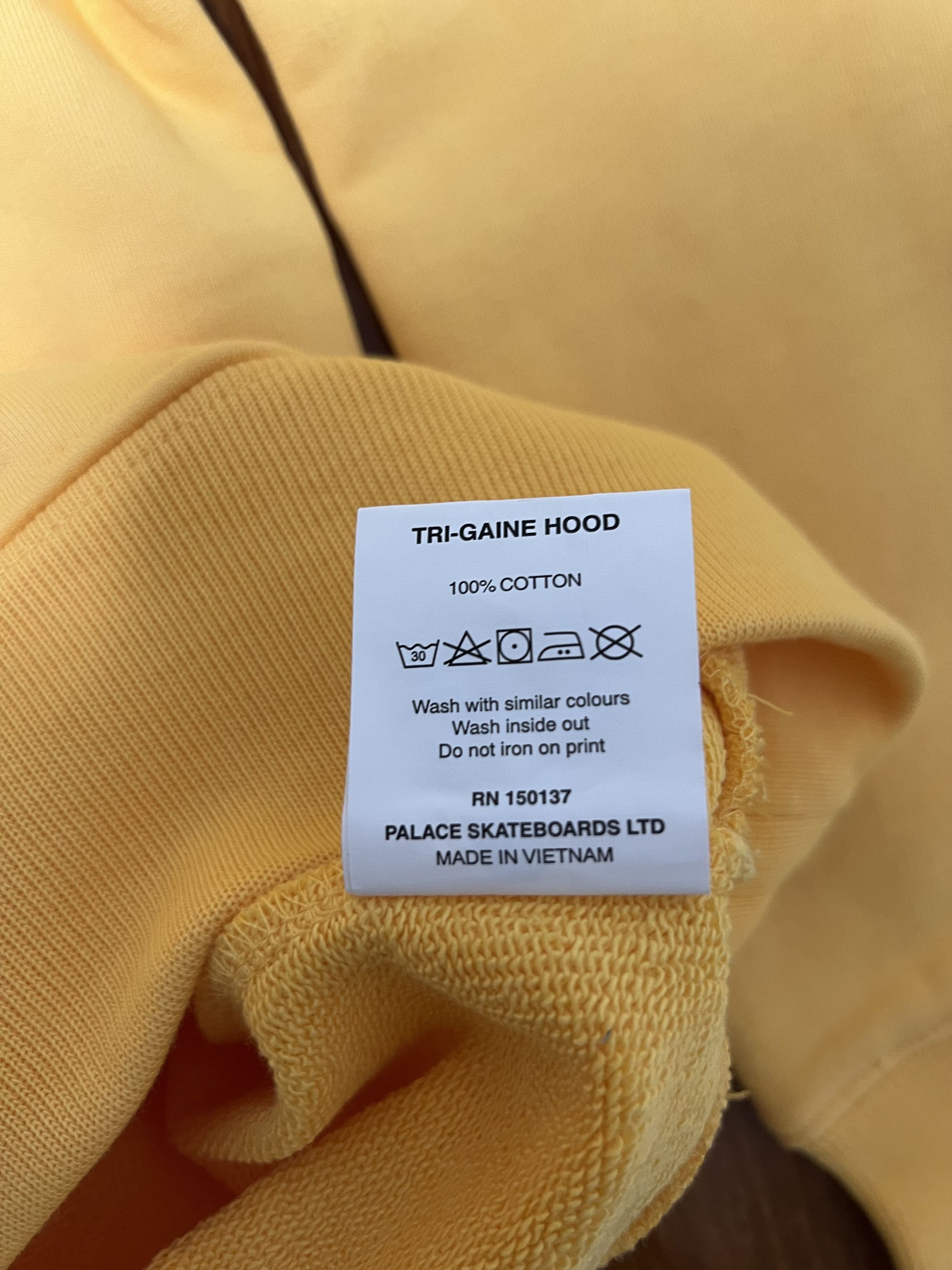 Palace 💚 2020 Palace Tri-Gaine Hoodie Yellow Medium NEW Size US M / EU 48-50 / 2 - 9 Thumbnail
