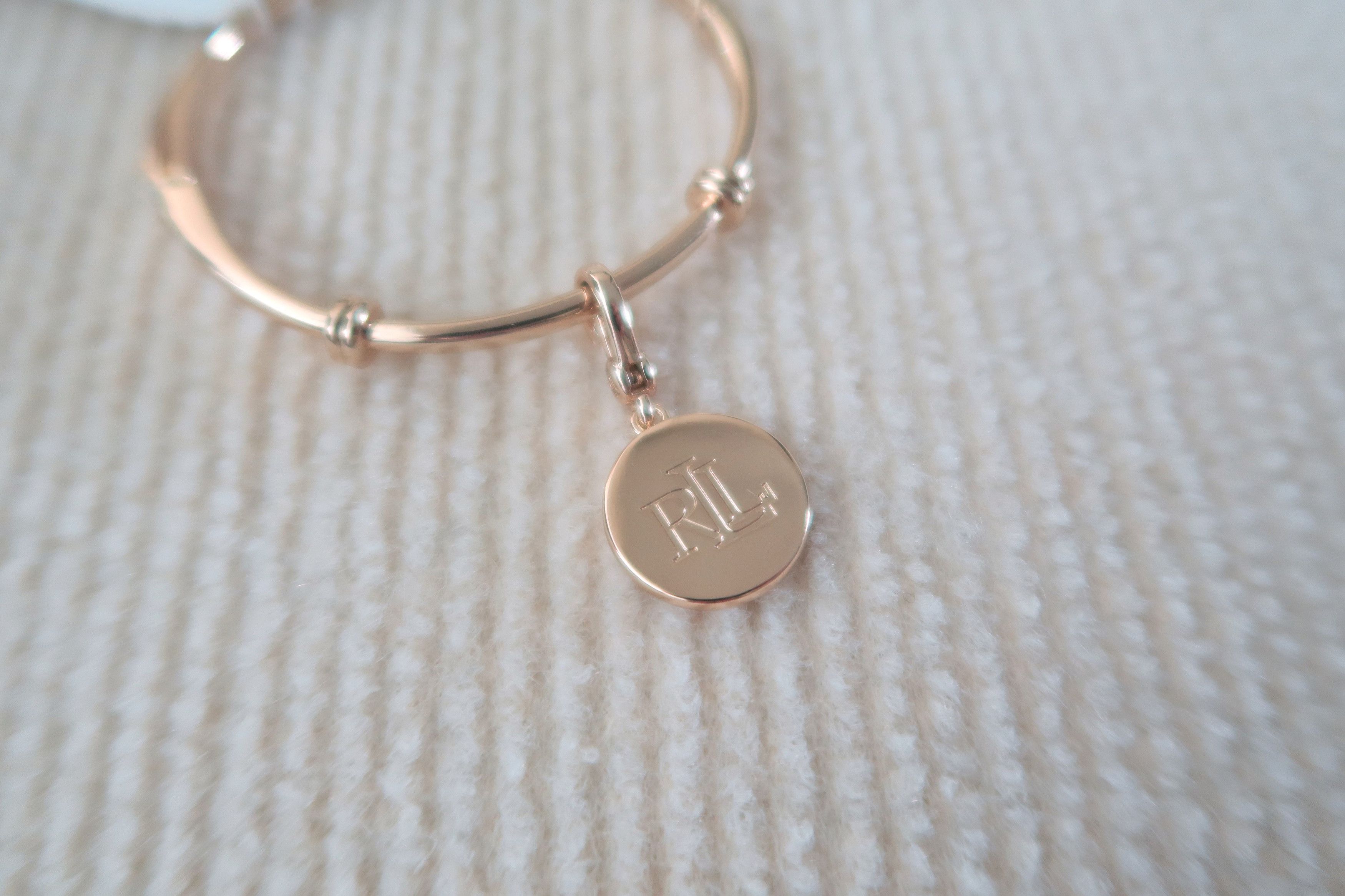 Ralph Lauren Ralph Lauren Logo Charm Bangle Bracelet Size ONE SIZE - 3 Thumbnail
