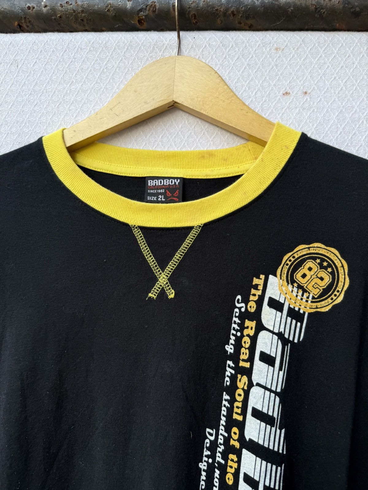 Japanese Brand Y2k Badboy Japanese Style Poem Gothic Longsleeve Size US XL / EU 56 / 4 - 7 Thumbnail