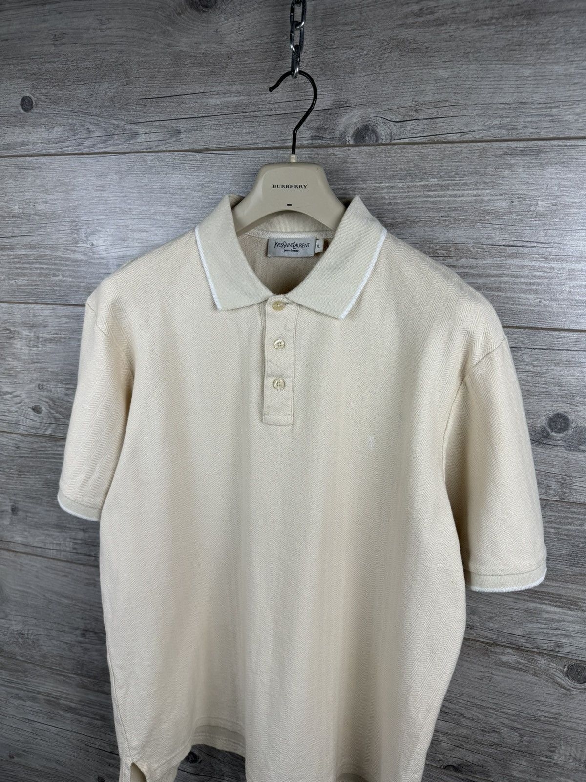 Designer × Vintage × Yves Saint Laurent Polo shirt Yves Saint Laurent XL Size YSL tee vintage Size US XL / EU 56 / 4 - 7 Thumbnail