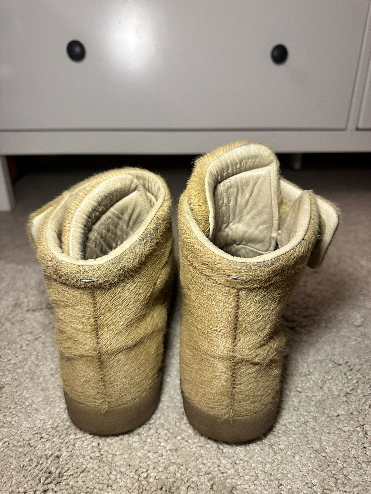Maison Margiela Maison Margiela Future High Sneaker Pony Hair RARE Size US 7.5 / EU 40-41 - 5 Thumbnail