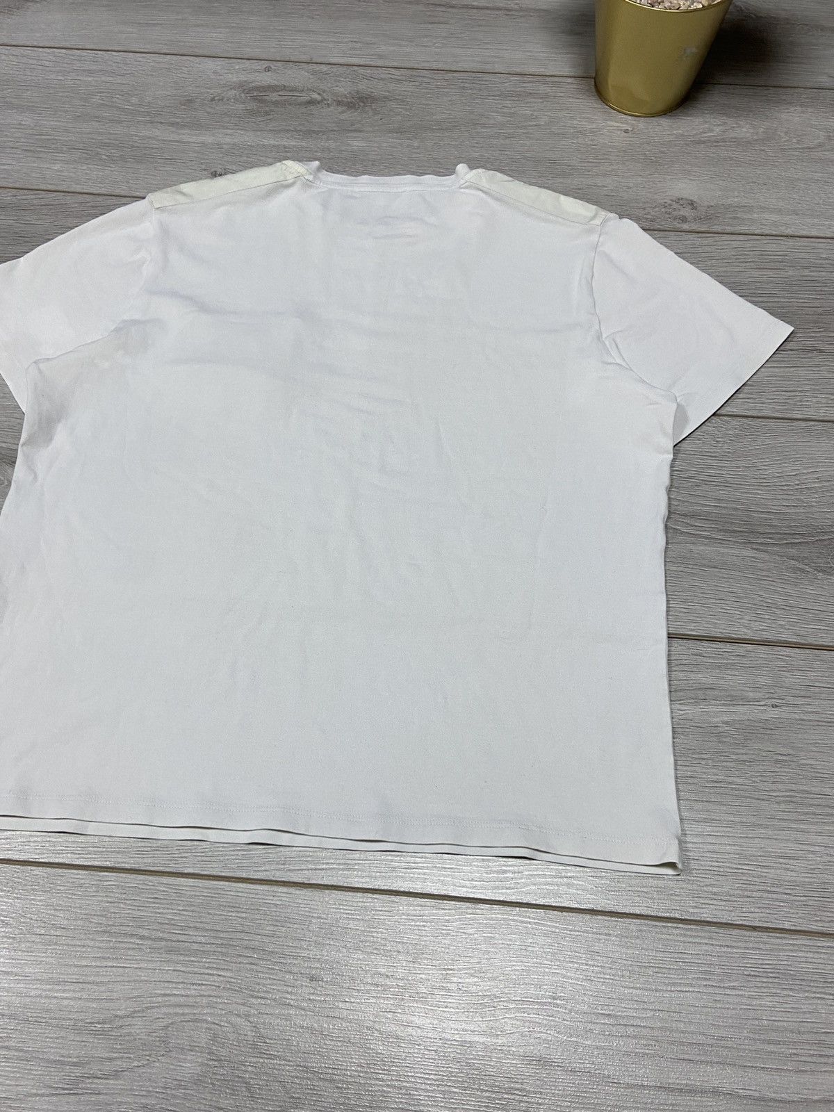 Prada Prada nylon pocket white tab tee shirt Size US M / EU 48-50 / 2 - 9 Thumbnail