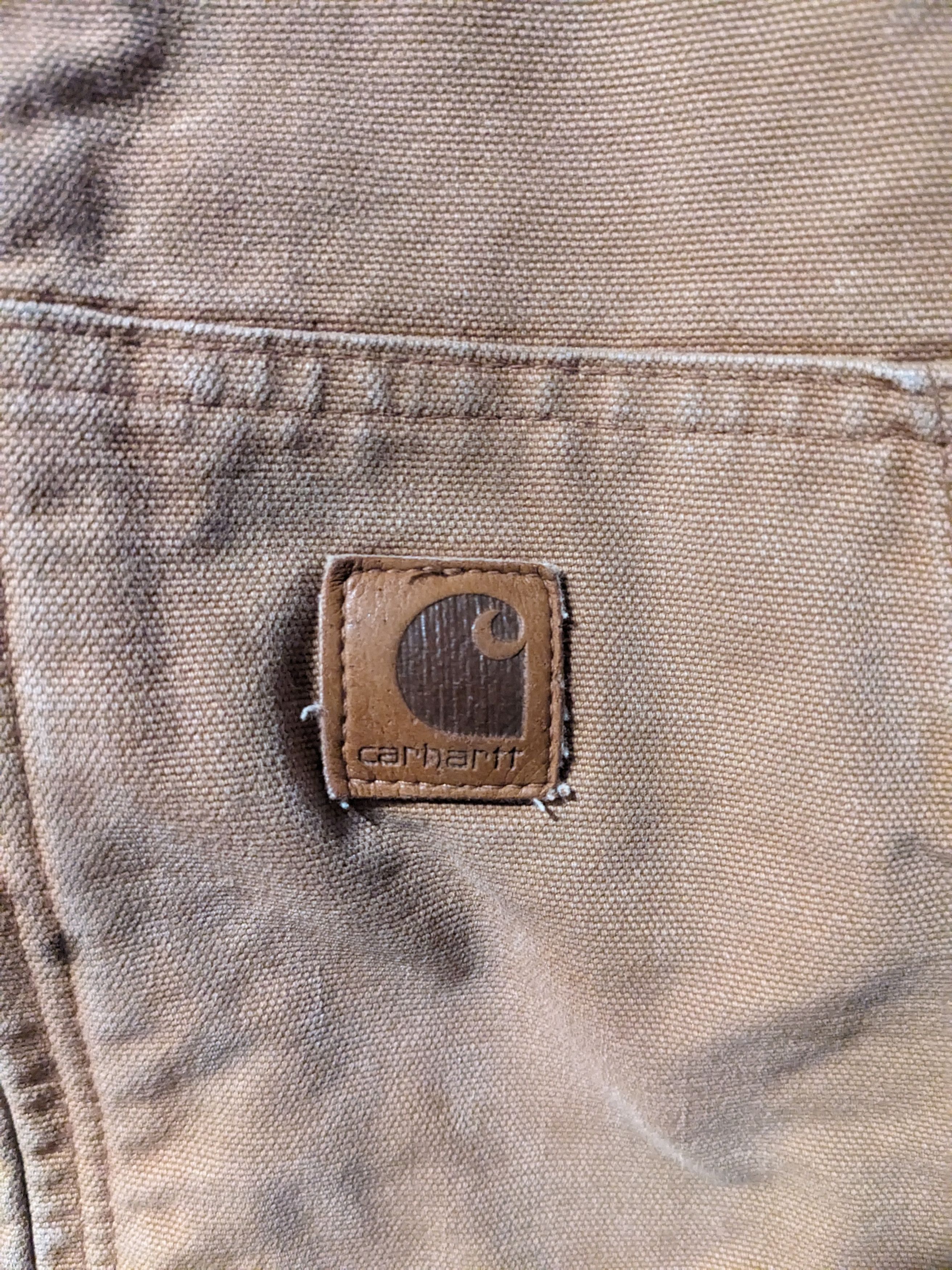 Carhartt × Vintage Vintage Carhartt J247 BRN Duck Canvas Full Zip Jacket Size US XL / EU 56 / 4 - 2 Thumbnail