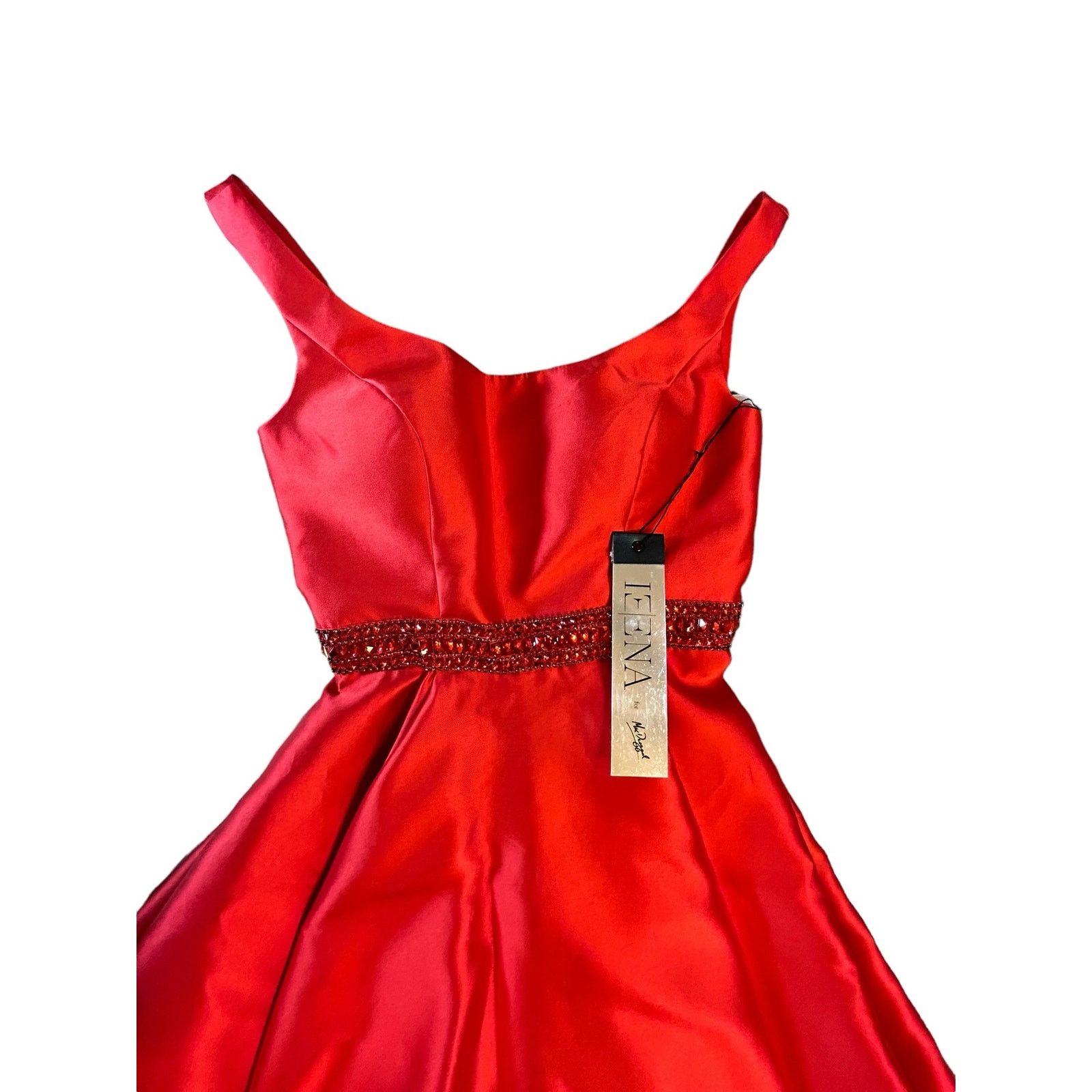 Other NWT IEENA for Mac Duggal Red Cocktail Dress - Size 0 Size XS / US 0-2 / IT 36-38 - 11 Thumbnail