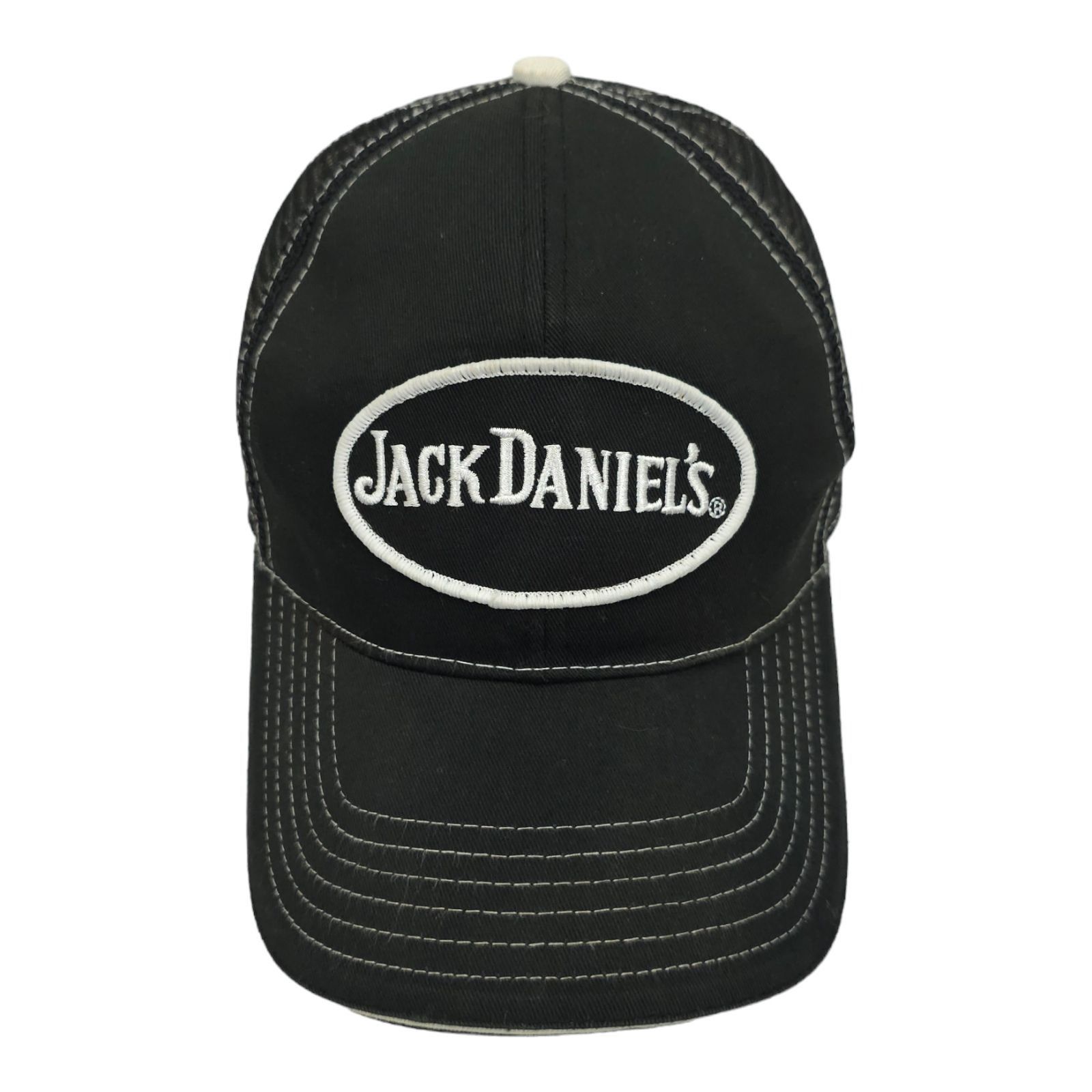 Other Jack Daniels Logo Embroidered Mesh Snapback Cap Trucker Hat Size ONE SIZE - 1 Thumbnail