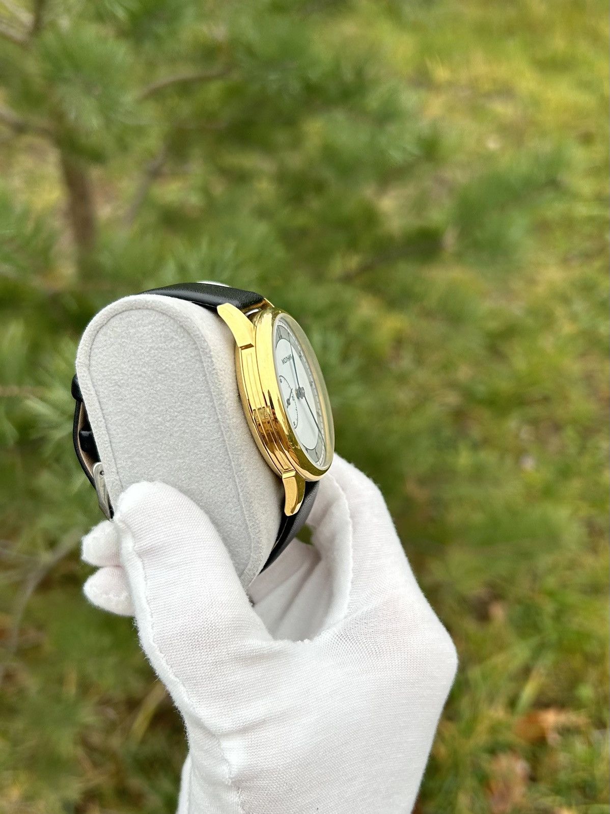 Vintage Vintage Watch Molnija Gold USSR Mechanical 1980s Size ONE SIZE - 7 Thumbnail