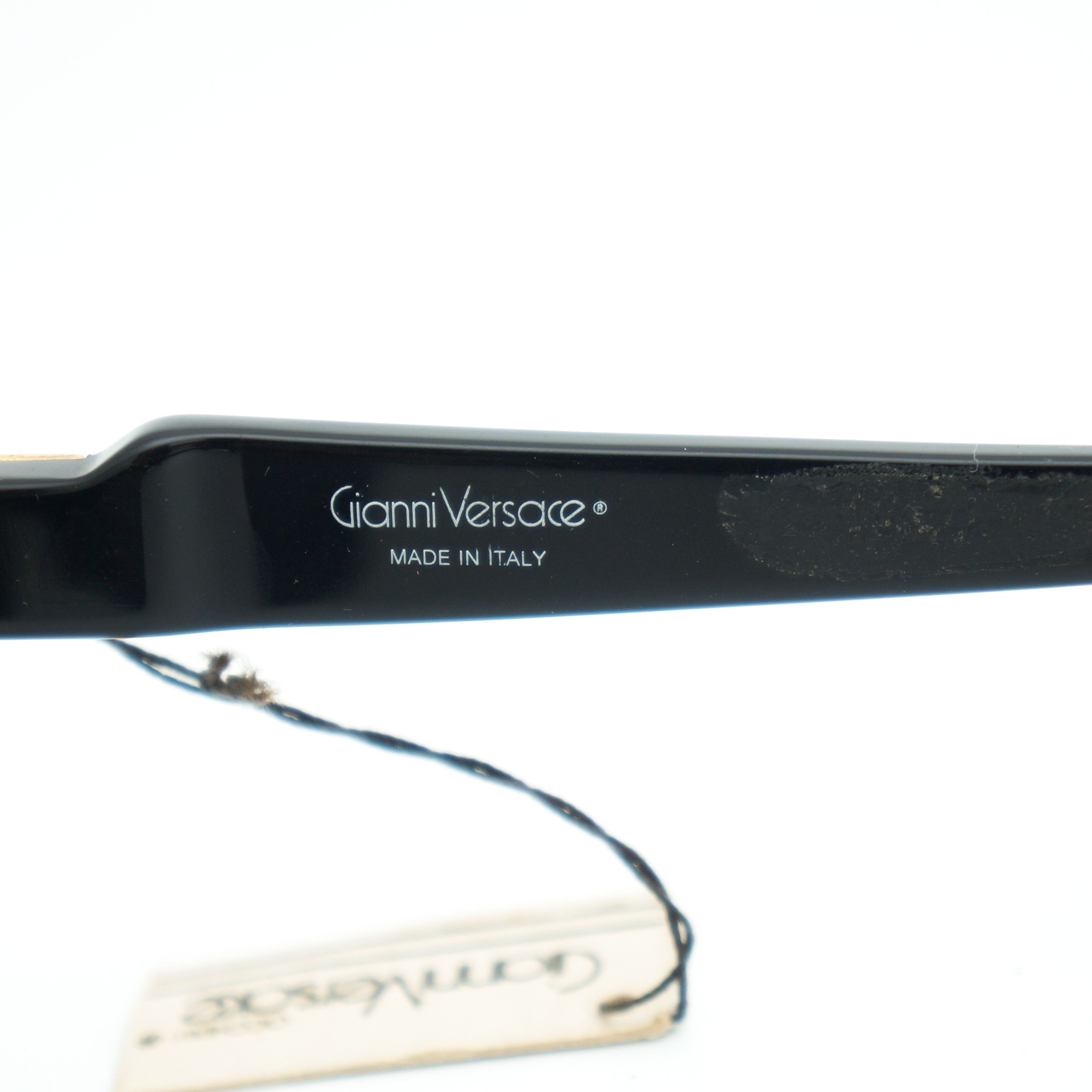 Vintage GIANNI VERSACE Mod 397 Ultra Rare Black Sunglasses Vintage Size ONE SIZE - 4 Thumbnail