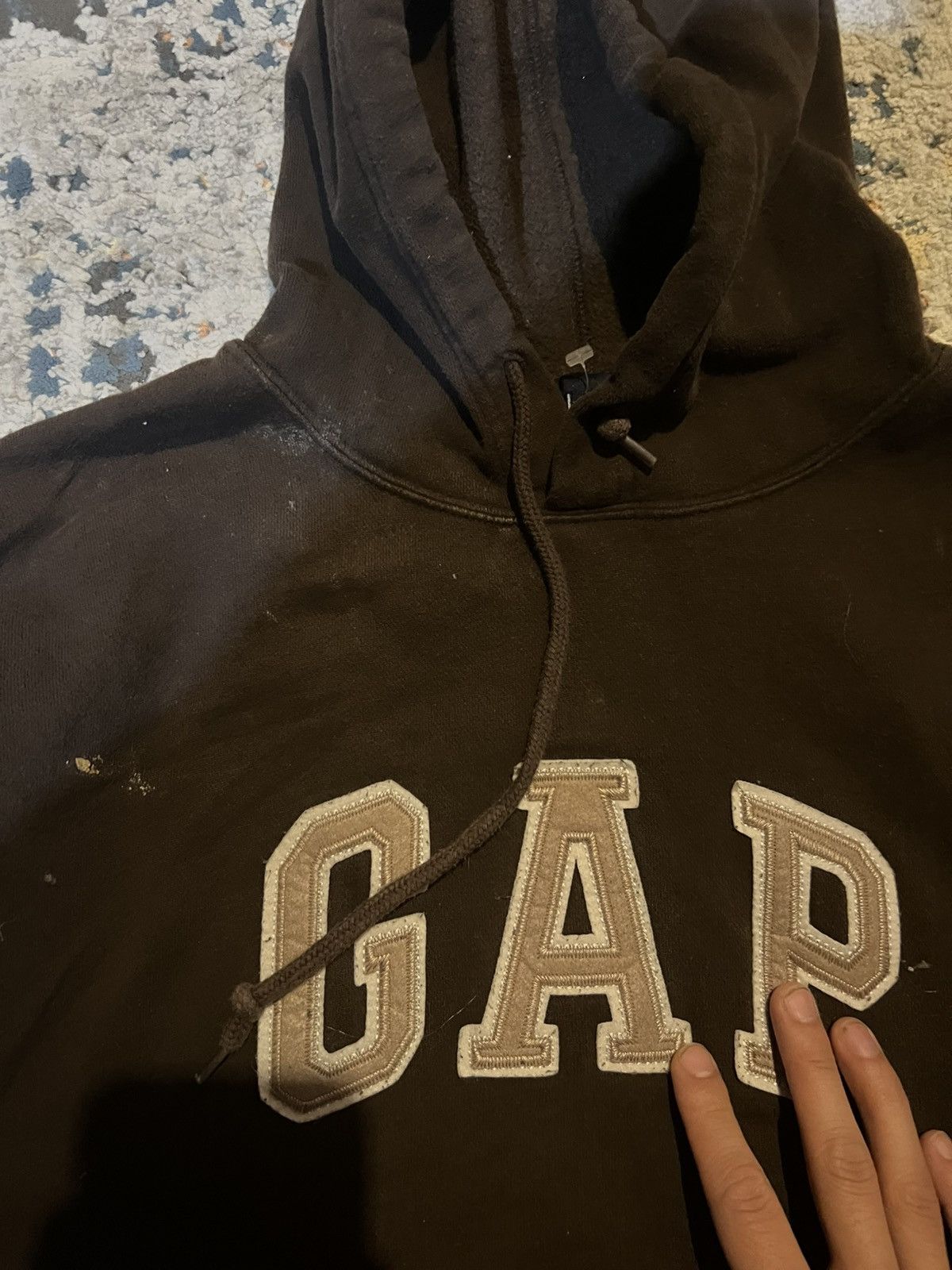 Gap Vintage Y2K Gap Brown Baggy Boxy Hoodie Travis Schott Size US XL / EU 56 / 4 - 4 Thumbnail