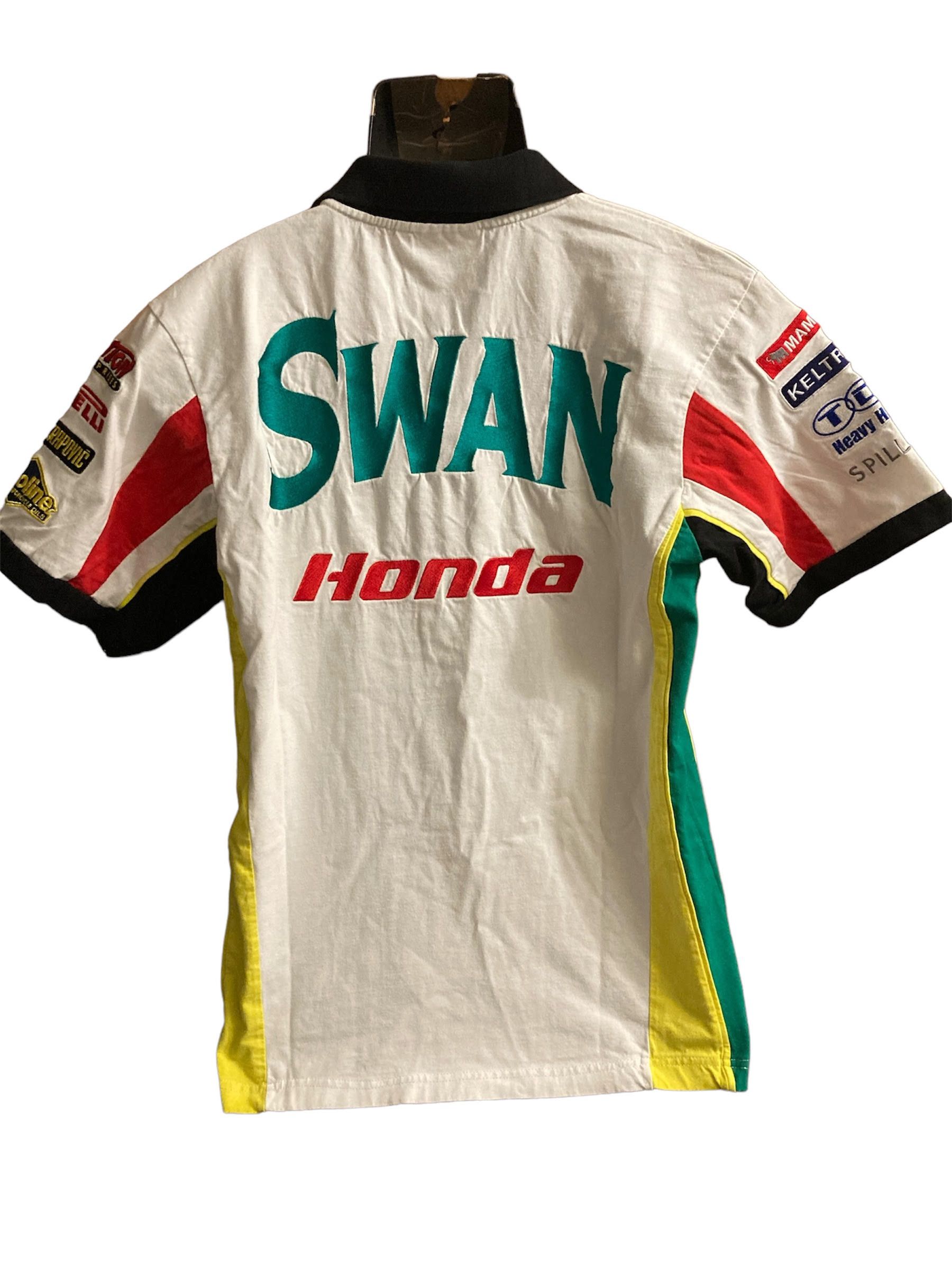 Honda Honda Swan Polo Shirt Moto GP Track Racing Motorcycle Team Size US S / EU 44-46 / 1 - 2 Thumbnail