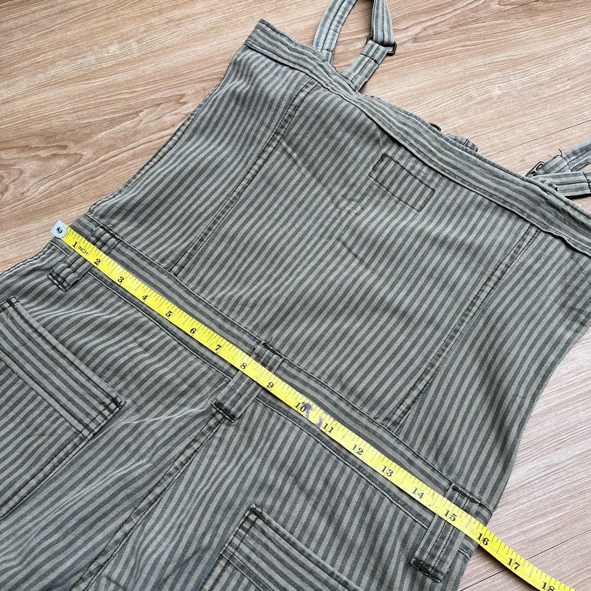 Hysteric Glamour × Japanese Brand Vintage Hysteric Glamour Jumpsuits overalls Hickory Stripe Size US 32 / EU 48 - 14 Thumbnail