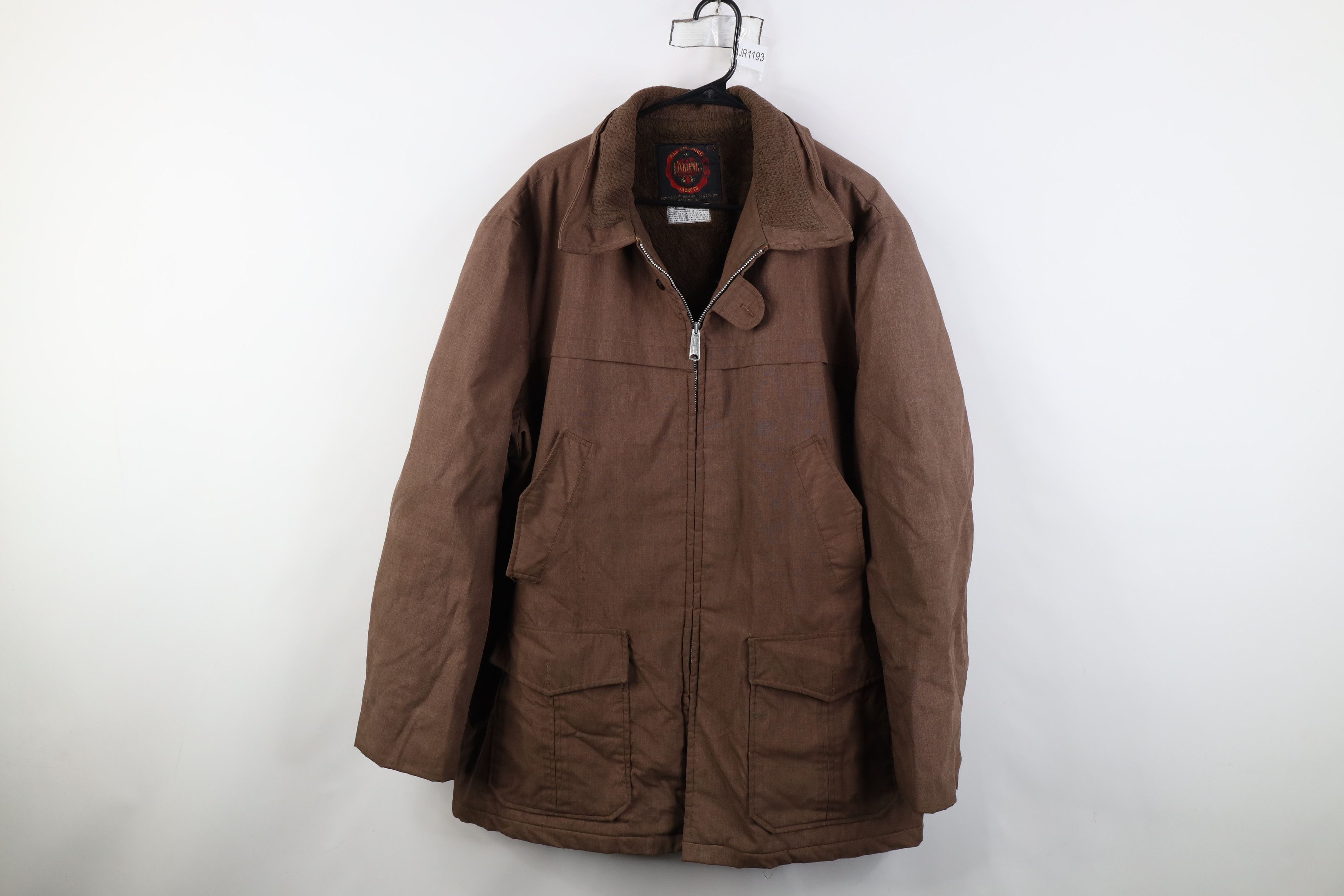 Vintage Vintage 50s 60s Streetwear Lined All Weather Coat Jacket USA Size US XXL / EU 58 / 5 - 1 Thumbnail