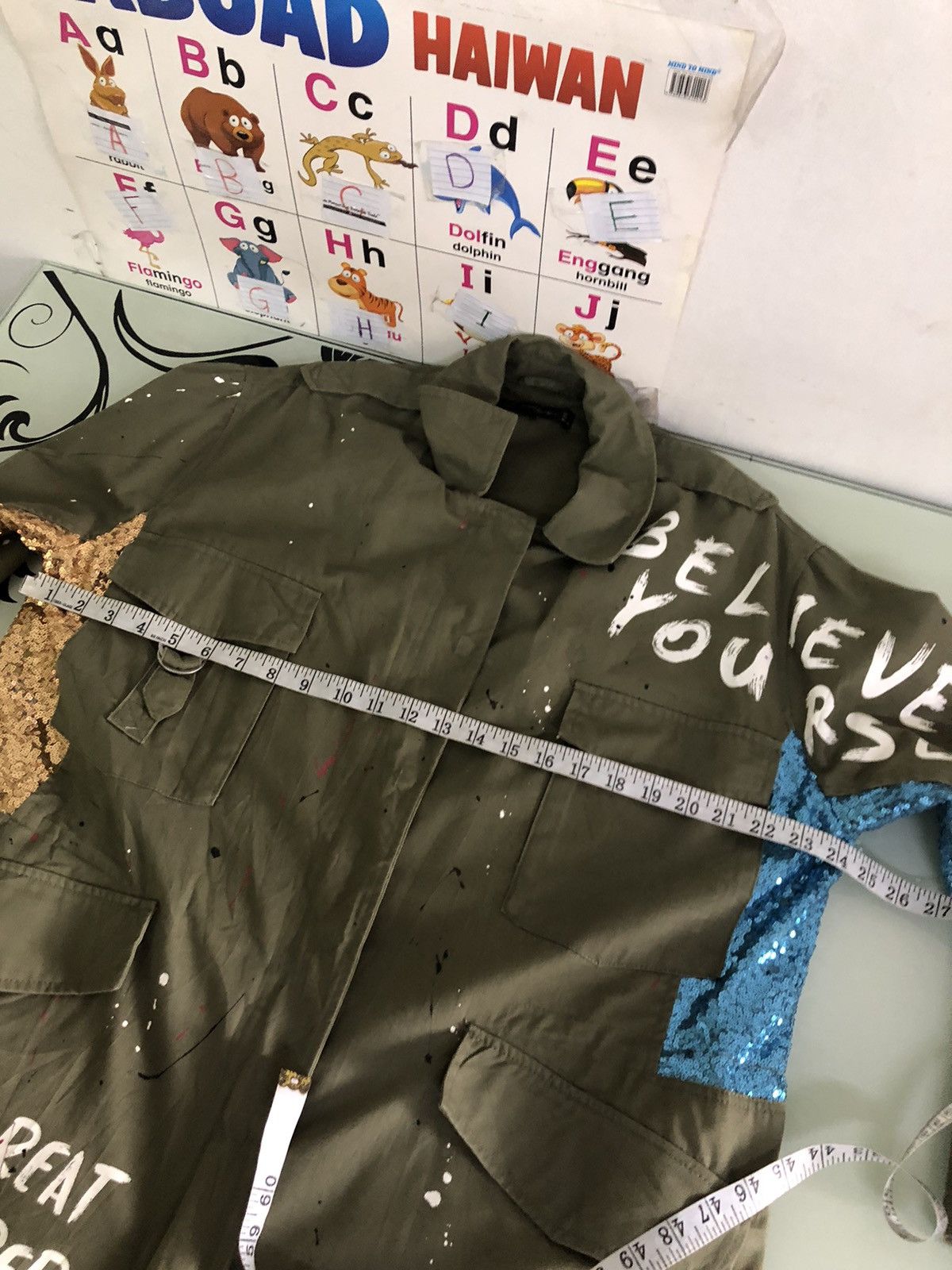 Zara Zara Splash Paint Art Oversized Parka Jacket If Six Was Nine Size L / US 10 / IT 46 - 15 Thumbnail