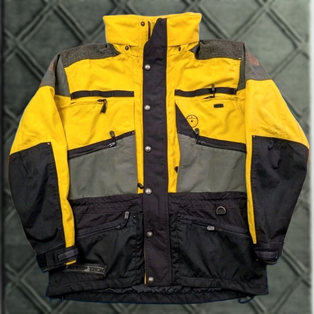 The North Face VINTAGE The North Face Steep Tech Jacket Hooded Utility Outdoor Large Yellow Size US L / EU 52-54 / 3 - 1 Thumbnail