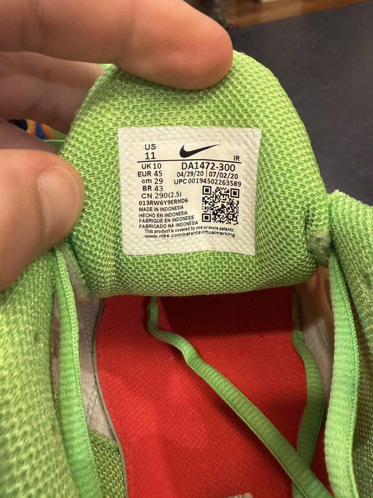 Nike × Supreme Nike Air Max Plus ‘Supreme Mean Green’ Size US 11 / EU 44 - 6 Thumbnail