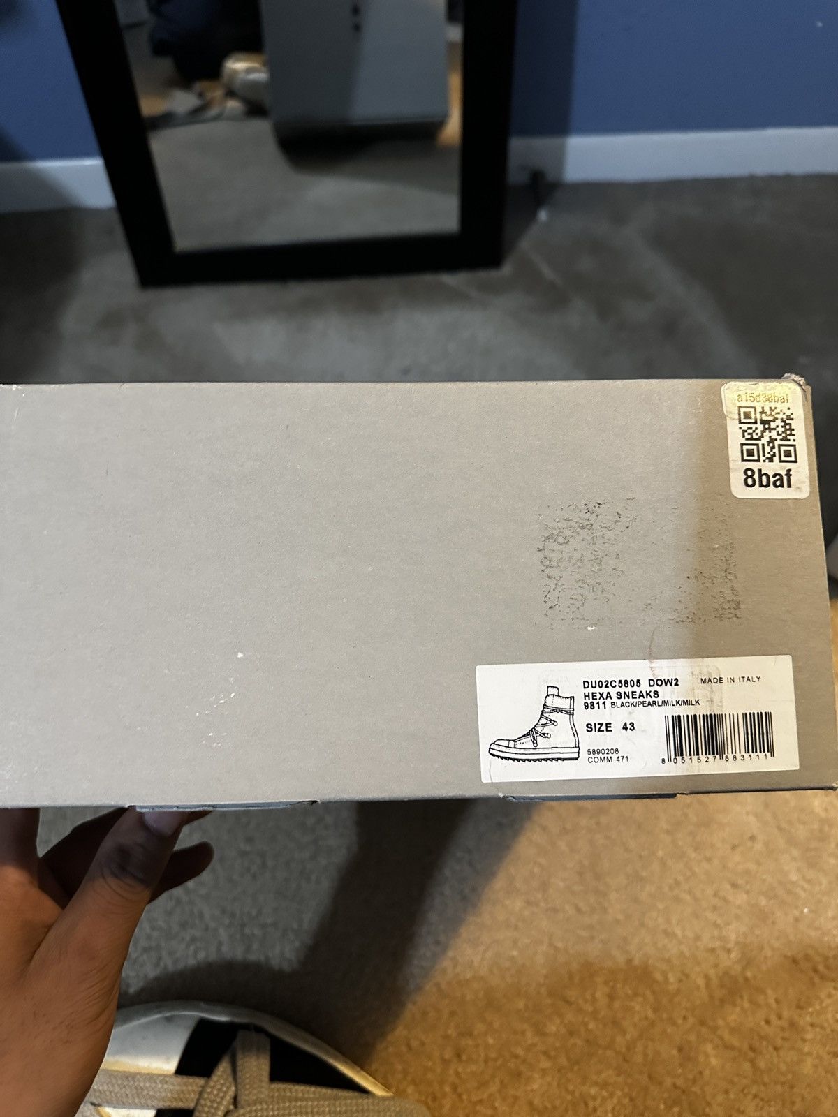 Rick Owens Rick Owens DRKSHDW Hexa High Size US 10 / EU 43 - 6 Thumbnail