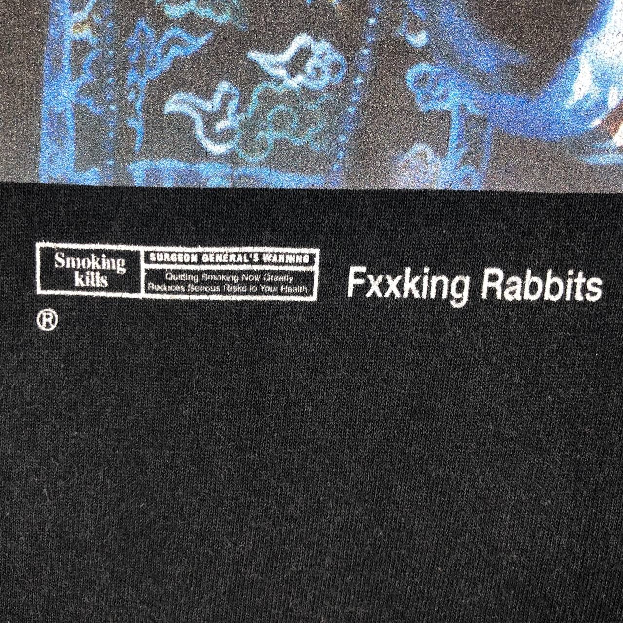 FR2 Rare!!! FR2 "Smooking Kills" Fxxking Rabbits L/S T-Shirt Size US L / EU 52-54 / 3 - 8 Thumbnail