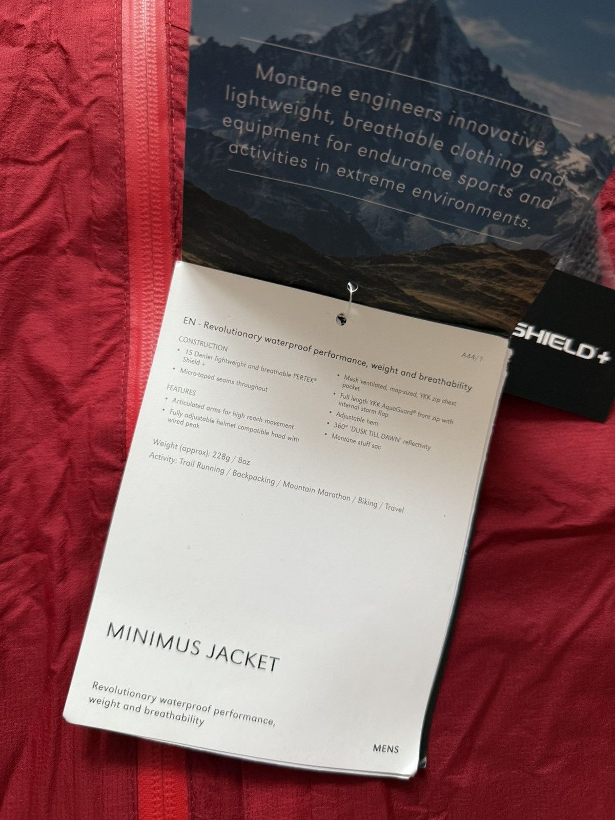 Montane Montane minimus jacket gorpcore Size US L / EU 52-54 / 3 - 5 Thumbnail