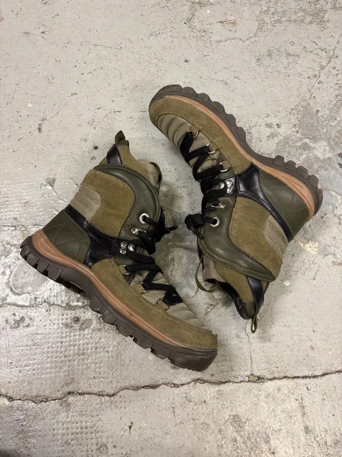 Dolce & Gabbana FW2010 Dolce & Gabbana Olive Moutain Beige High Shoes Size US 7.5 / EU 40-41 - 7 Thumbnail