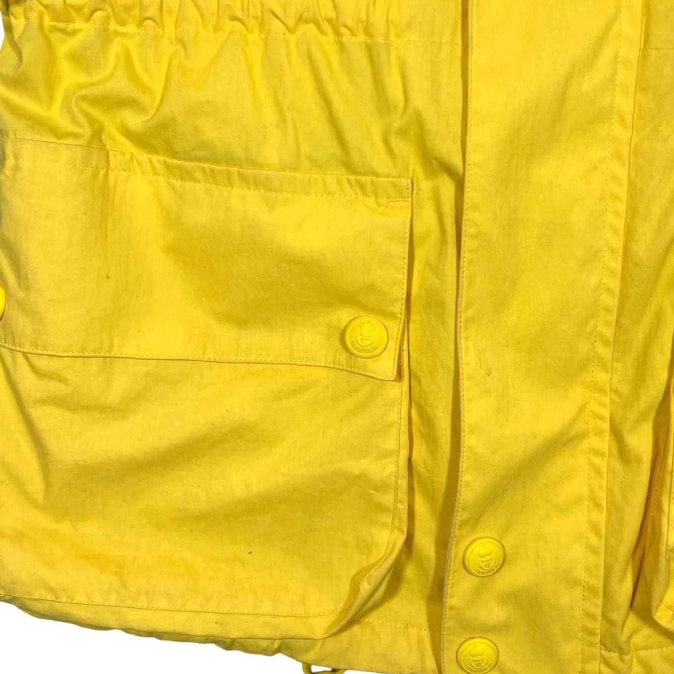 Nautica NAUTICA Windbreaker Jacket Yellow Cotton Polyester Large L - Sailing Jacket with Packaway Hood Mens Size US L / EU 52-54 / 3 - 4 Thumbnail