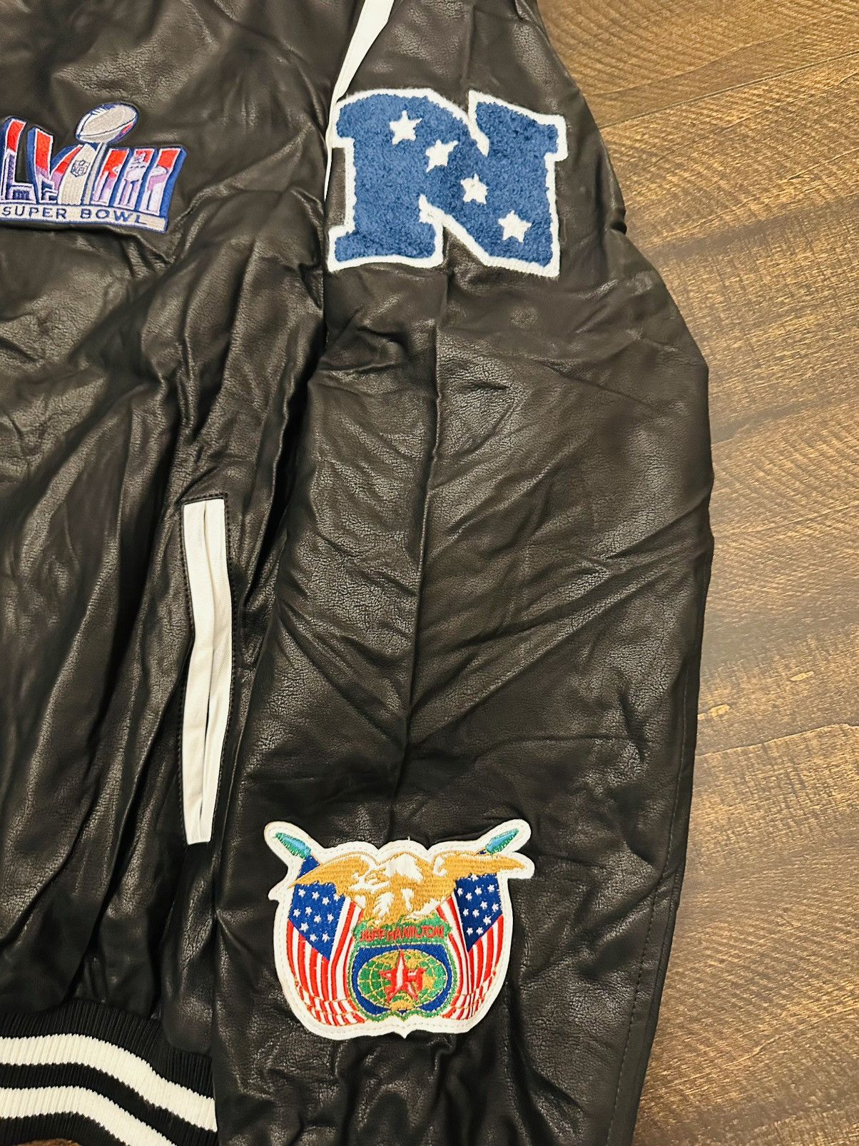 Jeff Hamilton Jeff Hamilton Superbowl LVlll Men’s Embroidered Jacket-2XL Size US XXL / EU 58 / 5 - 3 Thumbnail