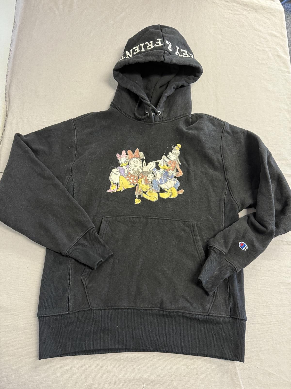 Disney Thrashed Disney Mickey Friends Hoodie Champion Reverse Weave Size US M / EU 48-50 / 2 - 1 Thumbnail