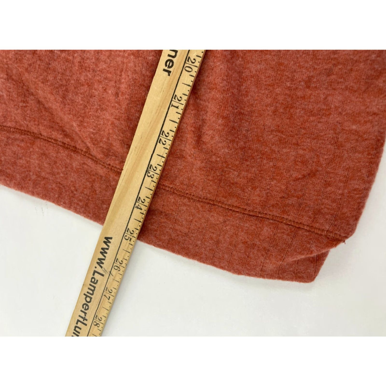 Vintage PST Project Social T Sweater Women's Large Rust Orange V-Neck Long Slv NWT Size L / US 10 / IT 46 - 6 Thumbnail