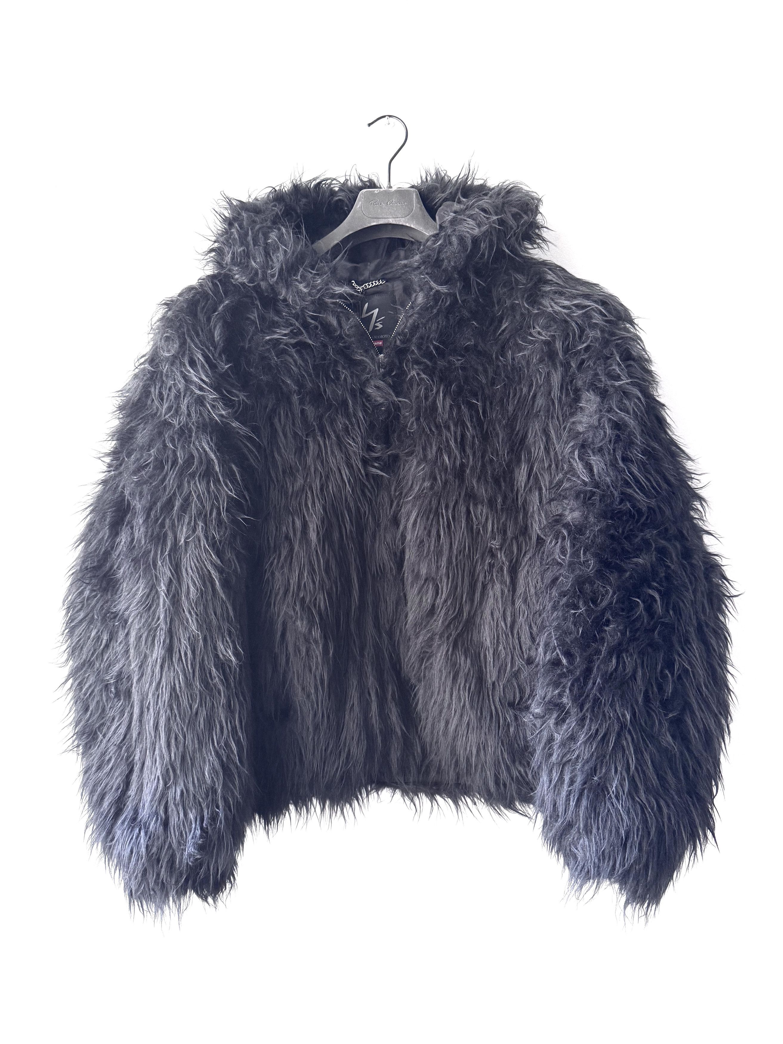 Supreme × Yohji Yamamoto Faux Fur Windstopper Hooded Bomber Jacket SZ XL Size US XL / EU 56 / 4 - 1 Thumbnail