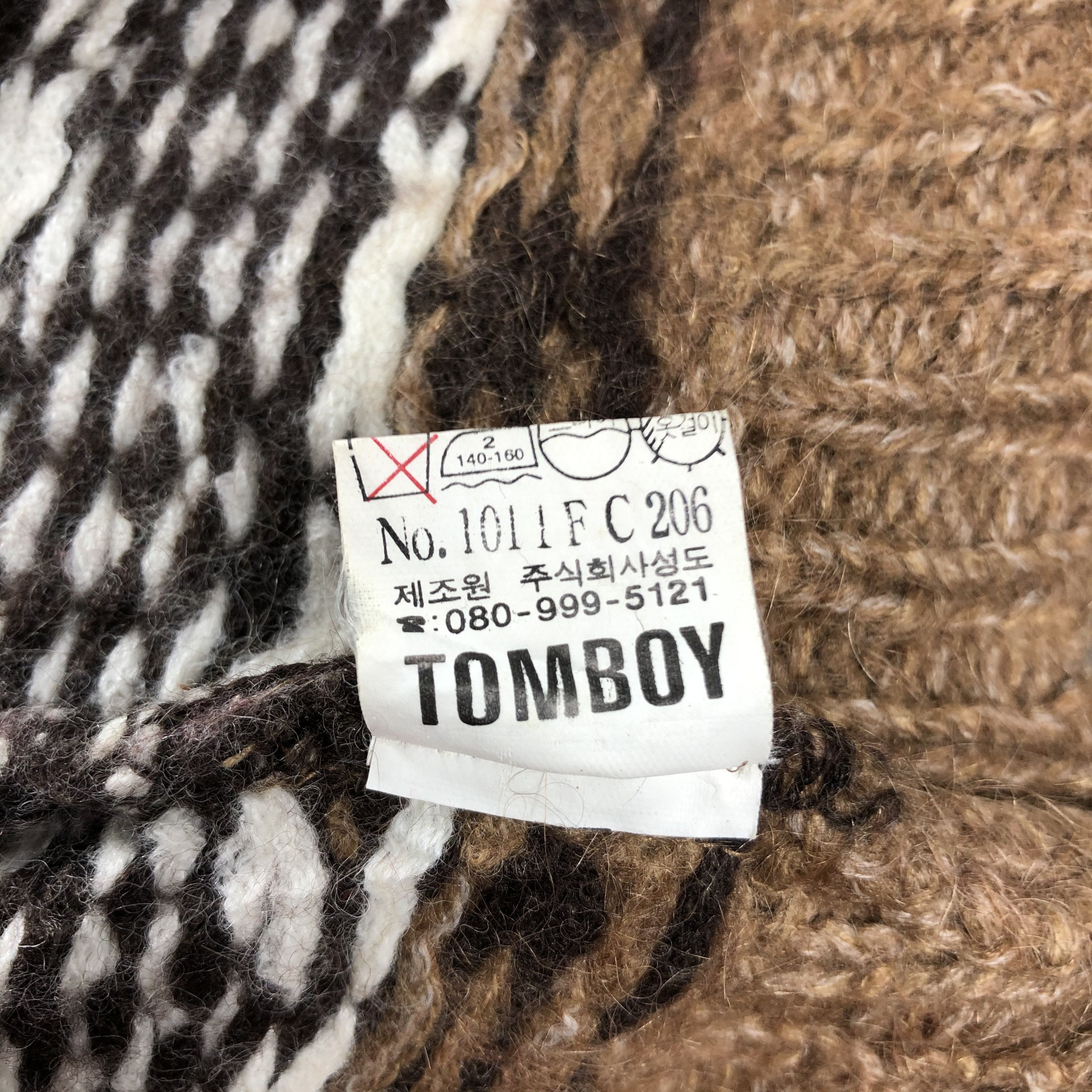 Japanese Brand Tomboy Wiz Fair Isle Beanie Size ONE SIZE - 6 Thumbnail