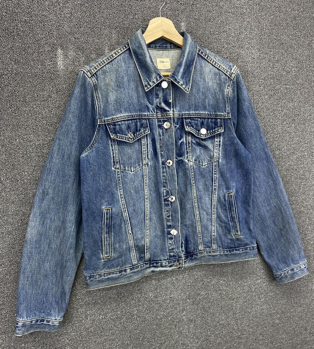 Gap Vintage GAP 1969 Truckers Denim Jeans Size L / US 10 / IT 46 - 2 Thumbnail