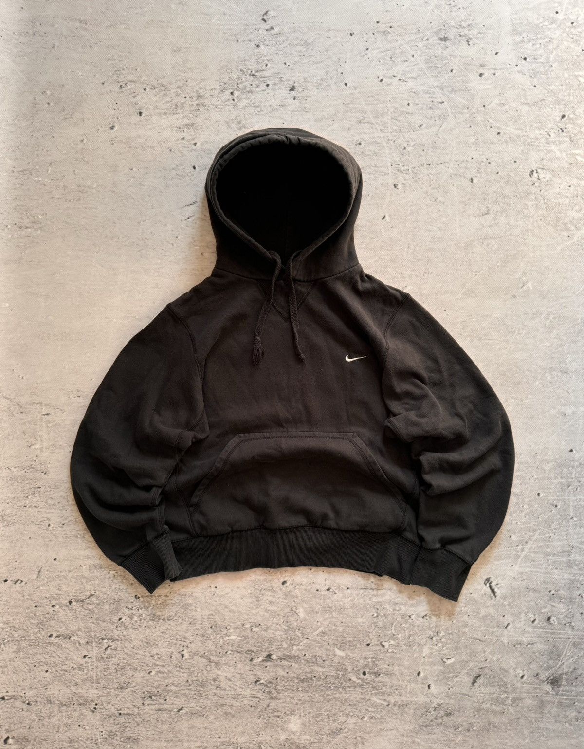 Nike × Vintage NIKE VINTAGE CENTER LOGO OVERSIZE BOXY HOODIE Size US S / EU 44-46 / 1 - 1 Thumbnail