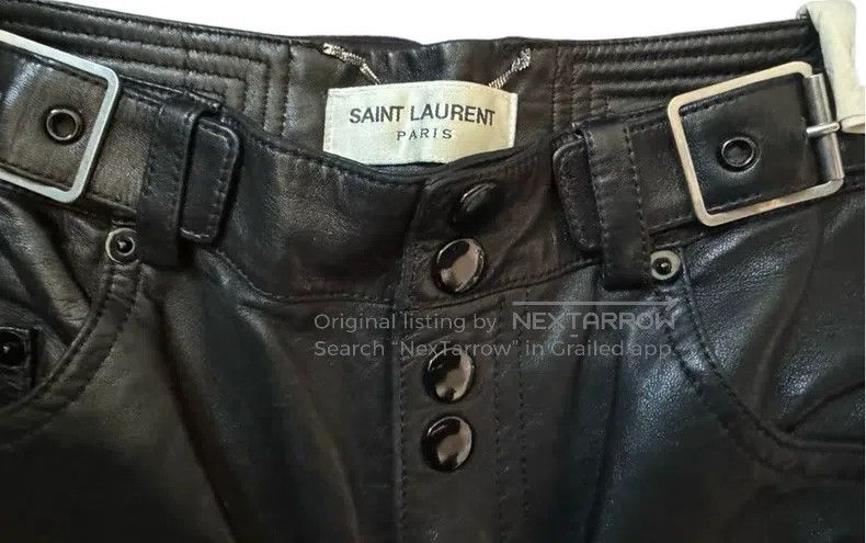 Saint Laurent Paris Saint Laurent Paris Darth Vader Style Multi-Zip Moto Leath Size US 40 / EU 56 - 6 Thumbnail