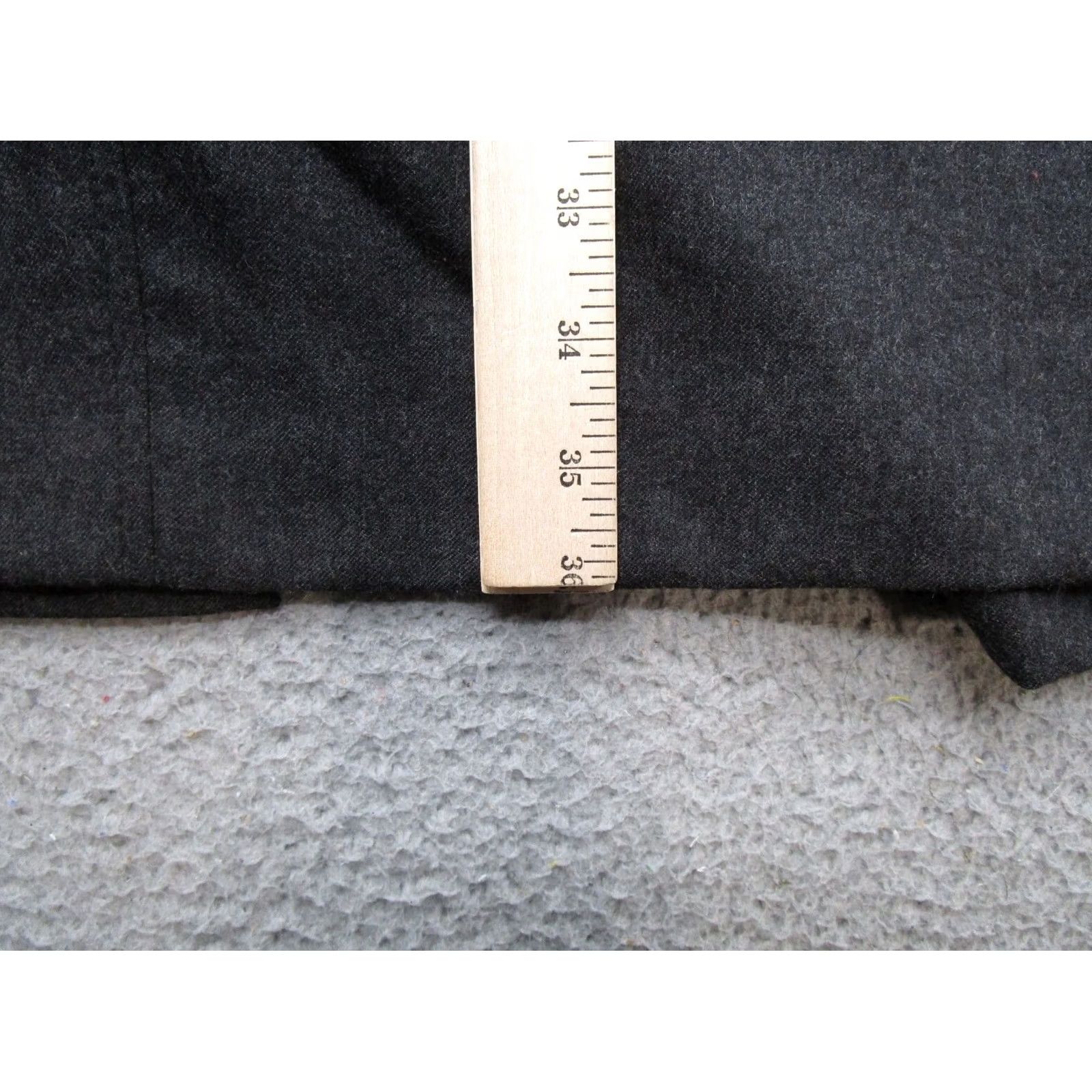 Talbots VINTAGE Talbots Women’s 100% Wool Black A-line Career Skirt Size 10 Back Slit Size 32" / US 10 / IT 46 - 7 Thumbnail