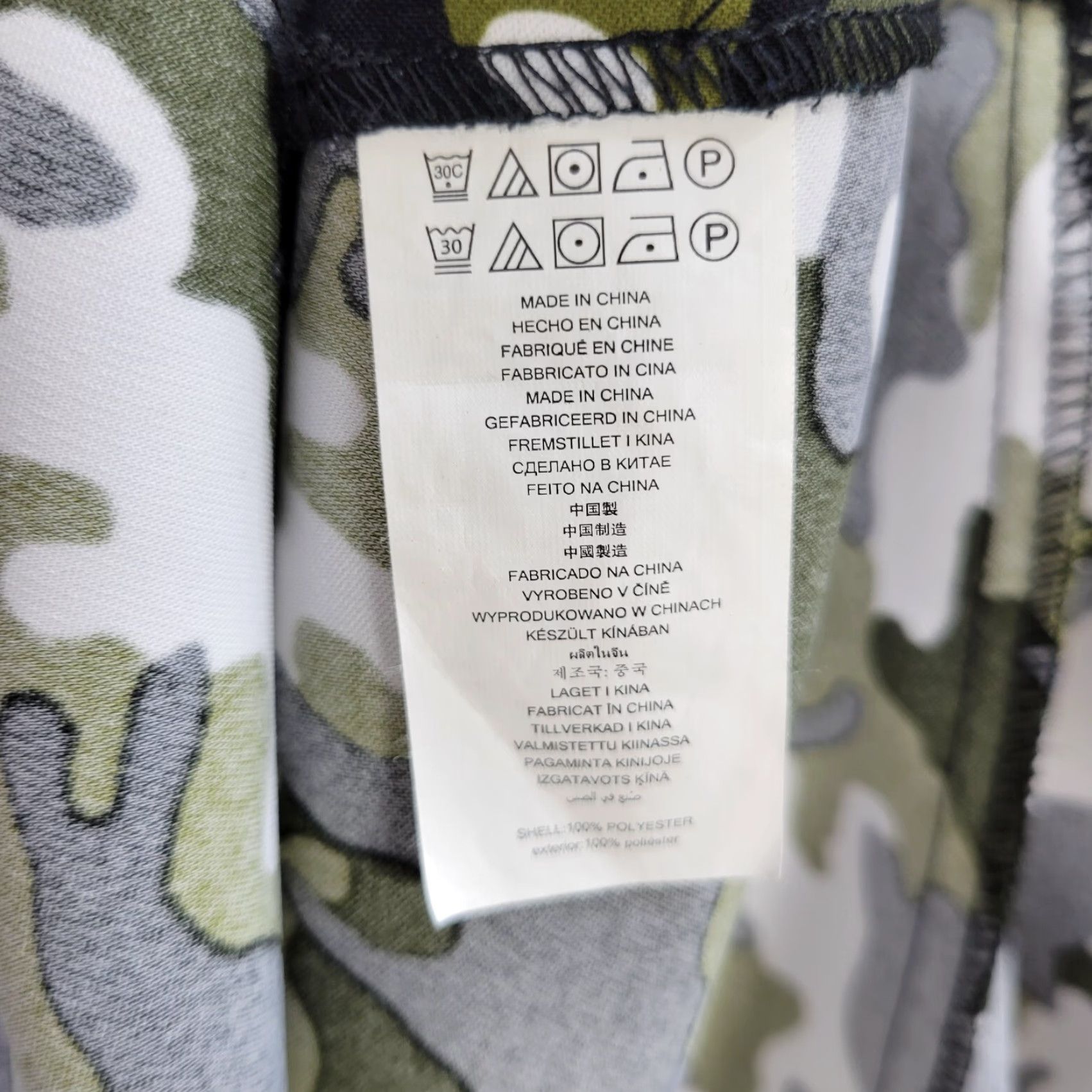 Michael Kors Women's Michael Kors Green Camo Tee Shirt Dress Short Sleeve Mini Sz 8 Size M / US 6-8 / IT 42-44 - 7 Thumbnail
