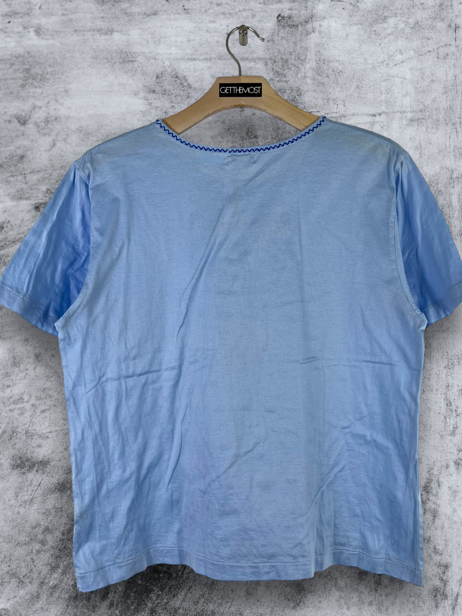 Gianni Valentino Vintage Gianni Valentino Box Logo Tee (L) GTMPT263 Size L / US 10 / IT 46 - 11 Thumbnail