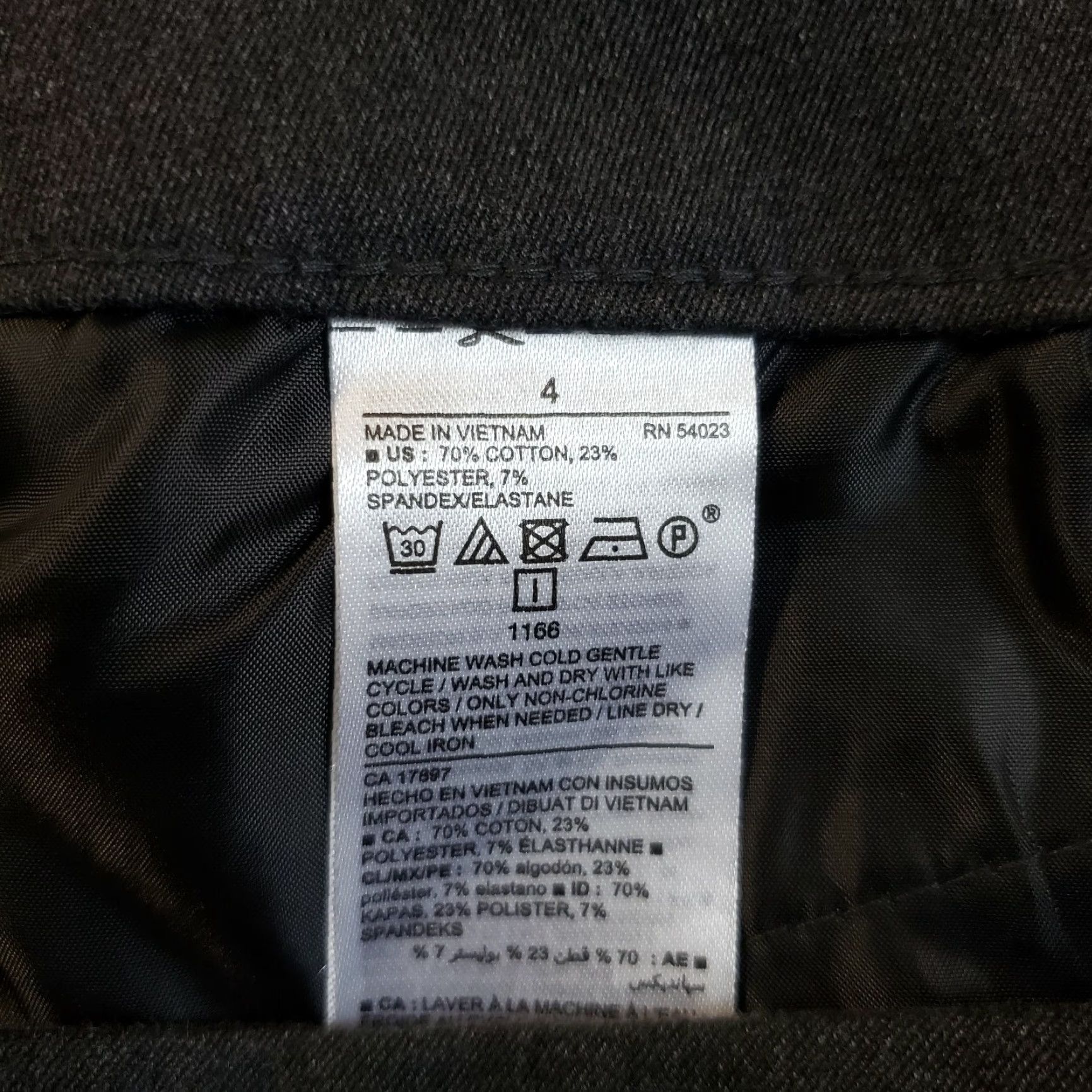 Old Navy Old Navy Womens Pixie Pants Sz 4 Gray Mid Rise Pants Adult Regular XS? Size 27" / US 4 / IT 40 - 6 Thumbnail
