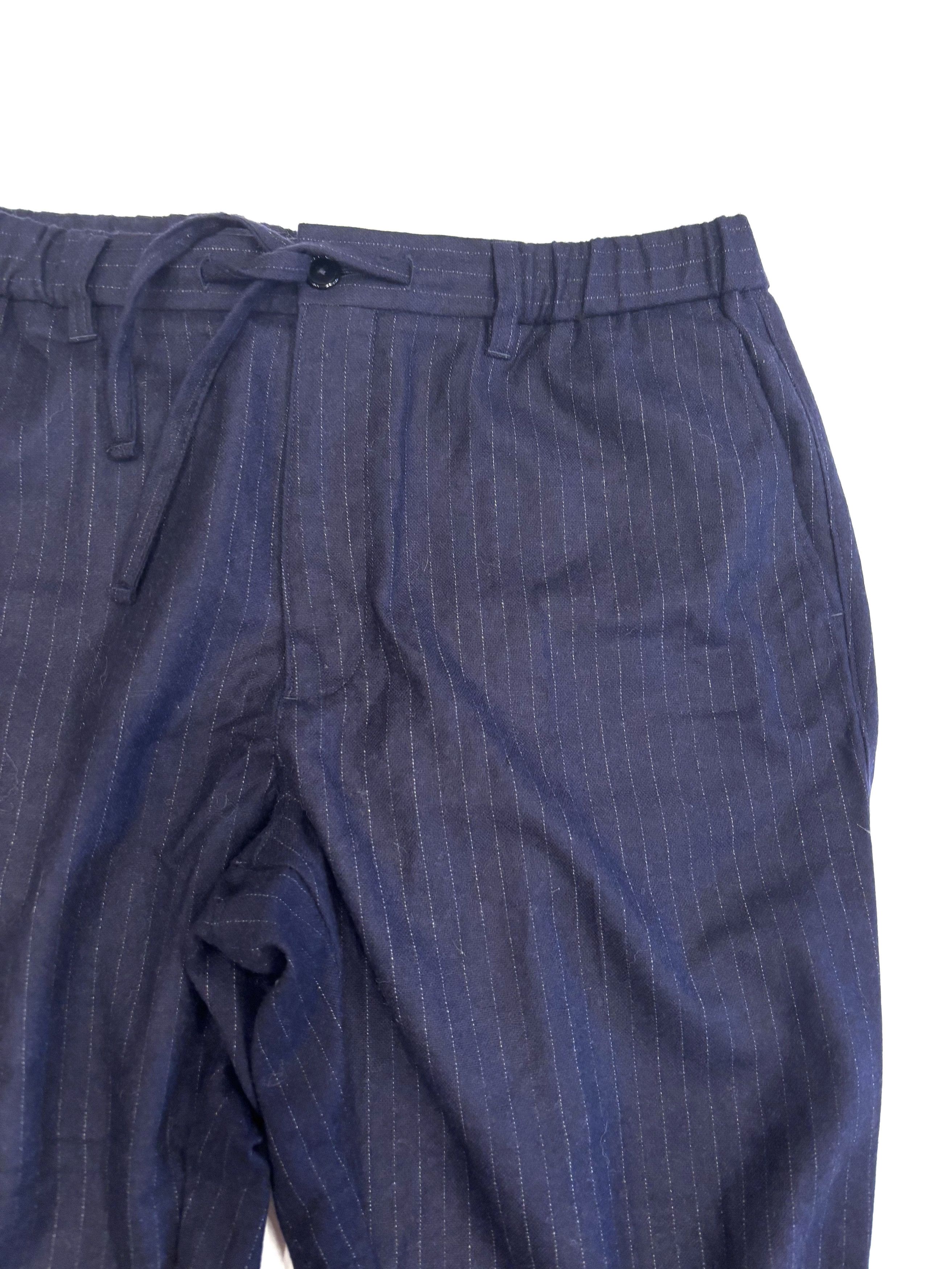 Other RIVAY Cashmere Trouser in Navy Chalkstripe - Size XL Size US 38 / EU 54 - 2 Thumbnail