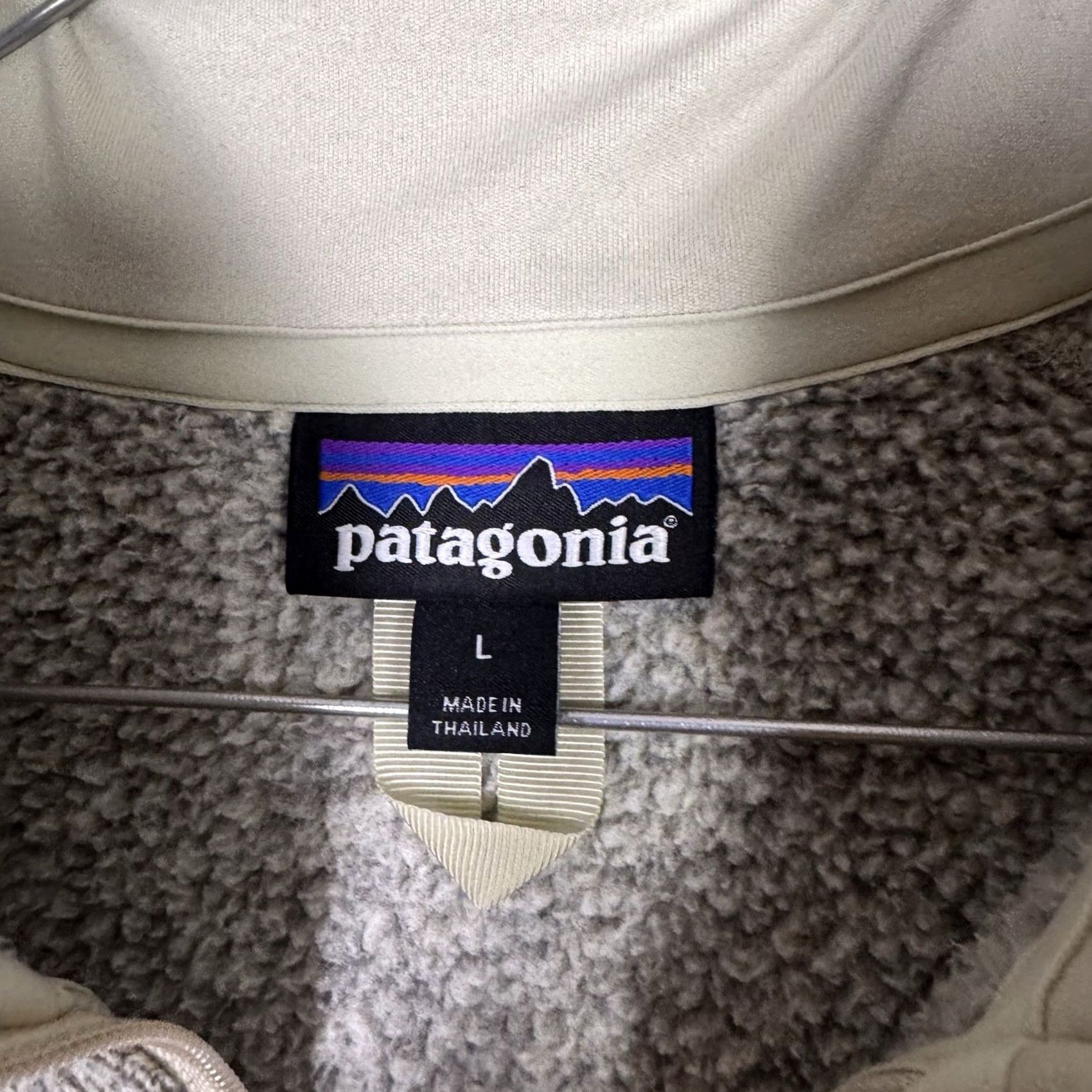 Patagonia Patagonia Better Sweater Jacket Womens L 1/4 Zip Fleece Pullover Oatmeal Brown 25617 Size L / US 10 / IT 46 - 5 Thumbnail