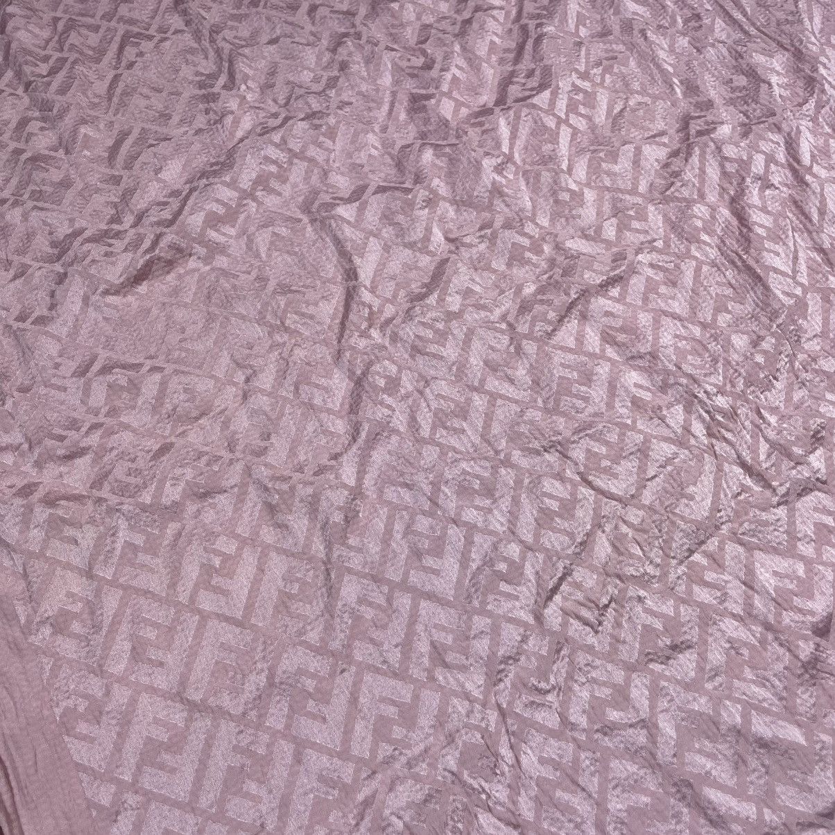 Fendi FENDI PINK MONOGRAM SCARF Size ONE SIZE - 6 Thumbnail
