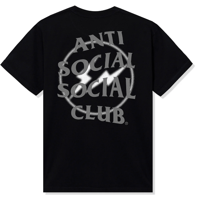 image of Anti Social Social Club x Fragment Design Assc X Fragment Halftone Tee Black Gray Ds (Size 2XL)