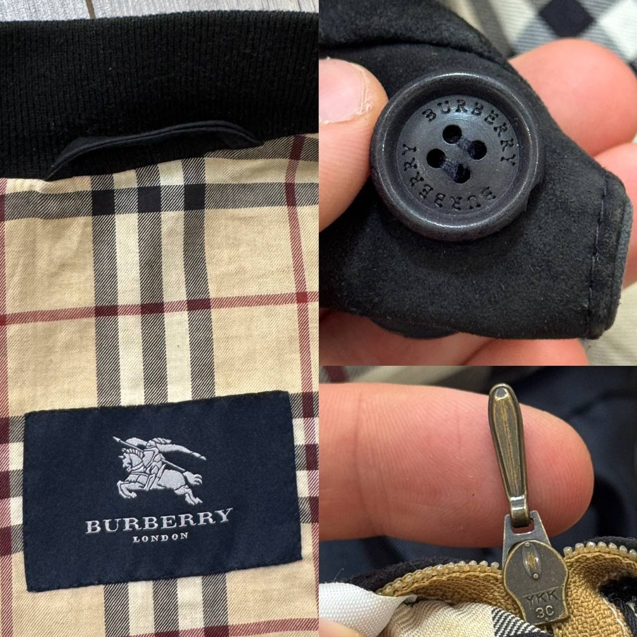 Burberry Vintage Burberry Nova Check Suede Leather Jacket Size US XL / EU 56 / 4 - 9 Thumbnail