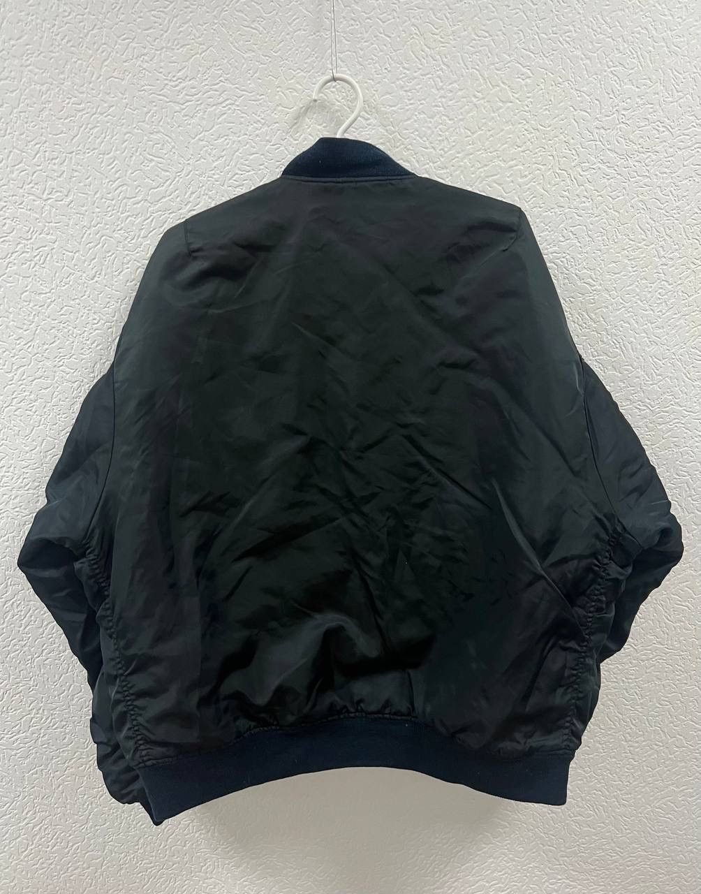 Vintage Vintage 90s MA 1 Intermediate Nylon Bombers Jacket Size US L / EU 52-54 / 3 - 2 Thumbnail